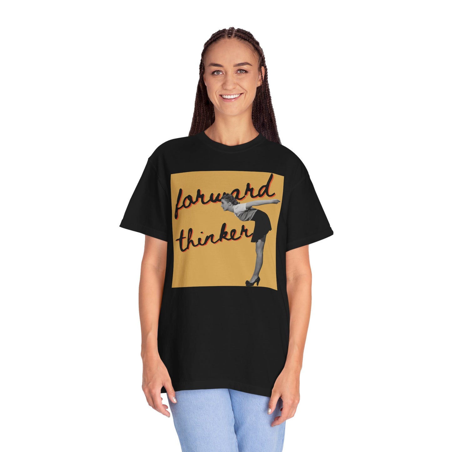 Forward Thinker Unisex Garment-Dyed T-shirt Gold