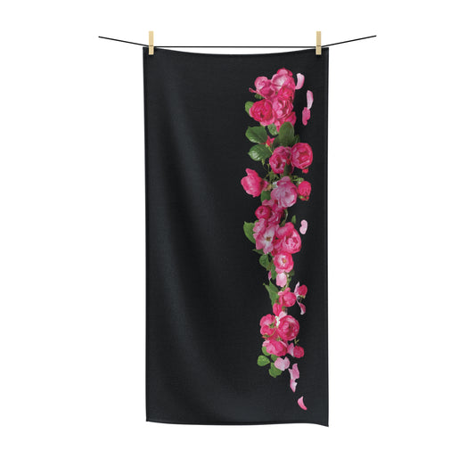 Roses on the Ground Polycotton Towel