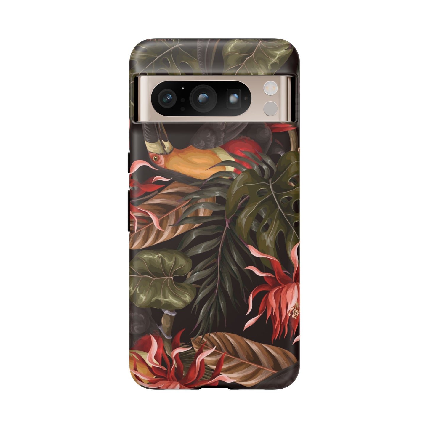 Tough Cases Phone Unique Floral Design with Bird