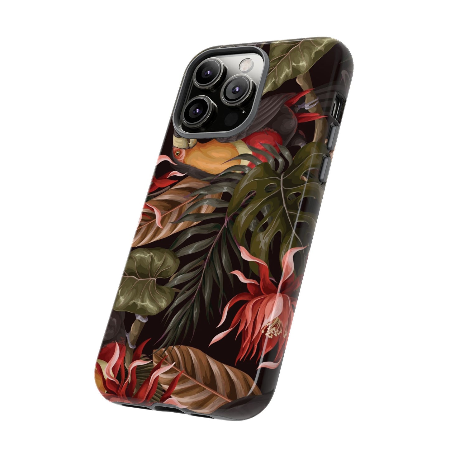 Tough Cases Phone Unique Floral Design with Bird