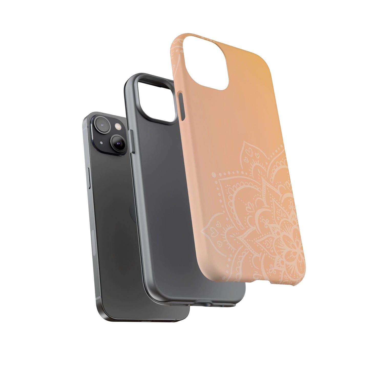 Mandala Peach Tough Cases