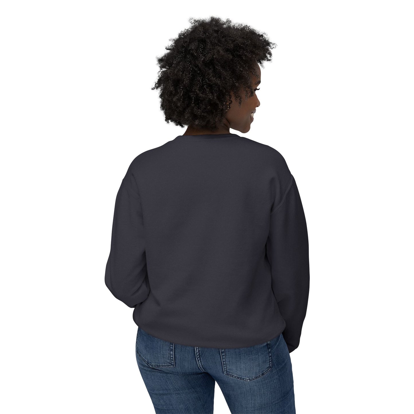 Vintage Unisex Lightweight Crewneck Cotton Sweatshirt "The Beauty of Power"
