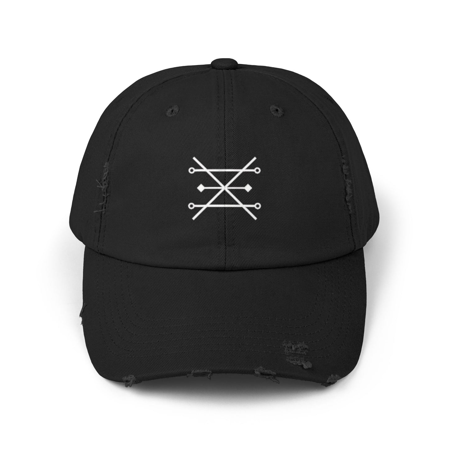 Alchemy Symbol for Copper Unisex Distressed Cap