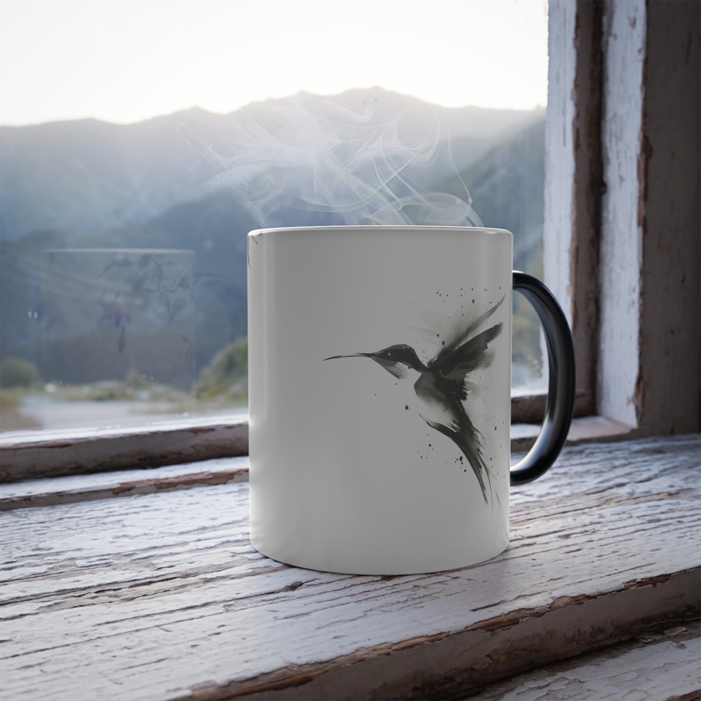 Hummingbird Heaven Color Morphing Mug, 11oz