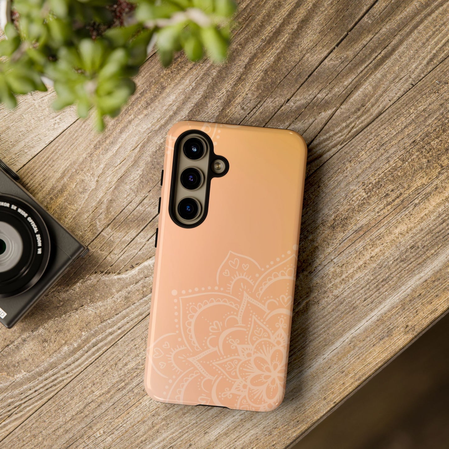 Mandala Peach Tough Cases