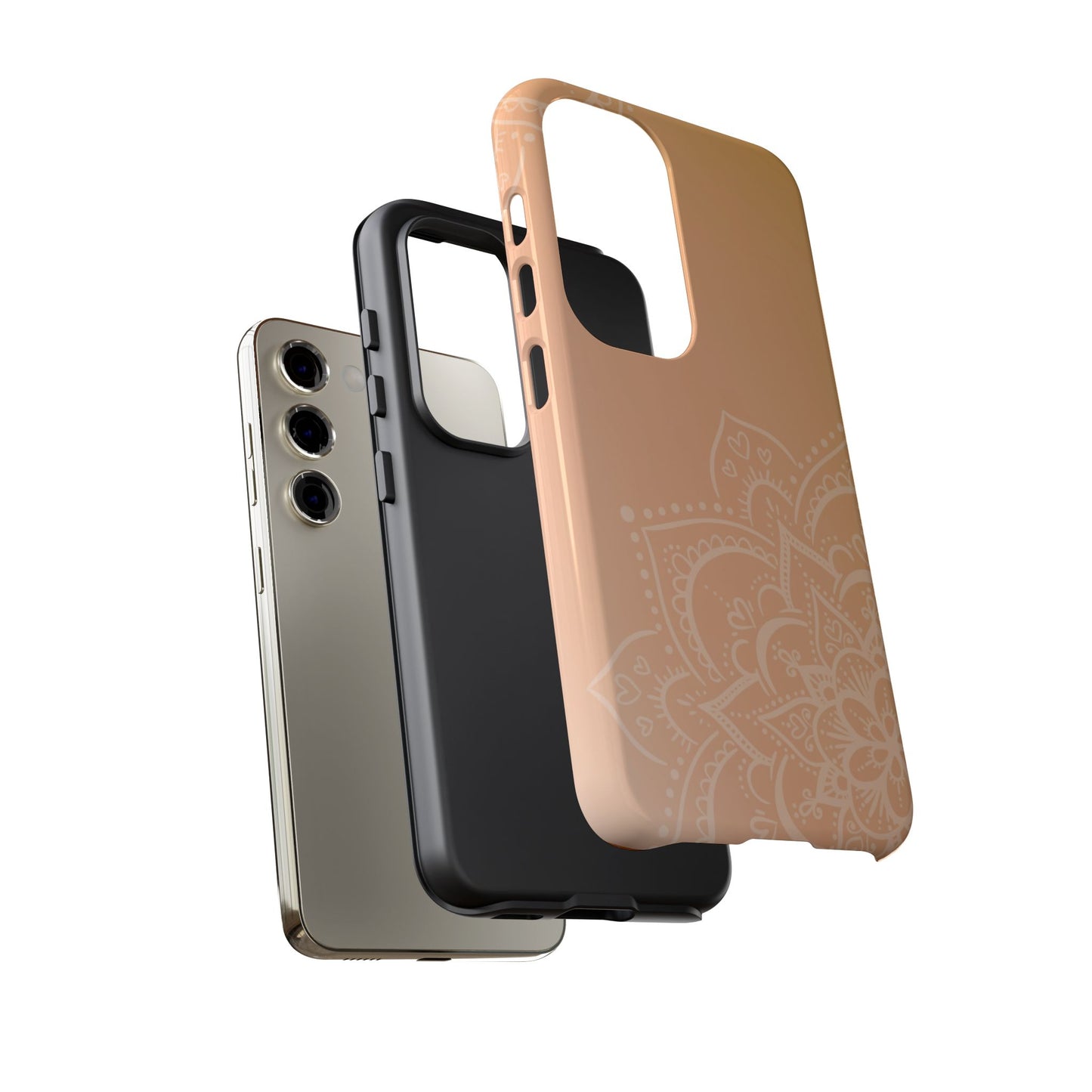 Mandala Peach Tough Cases