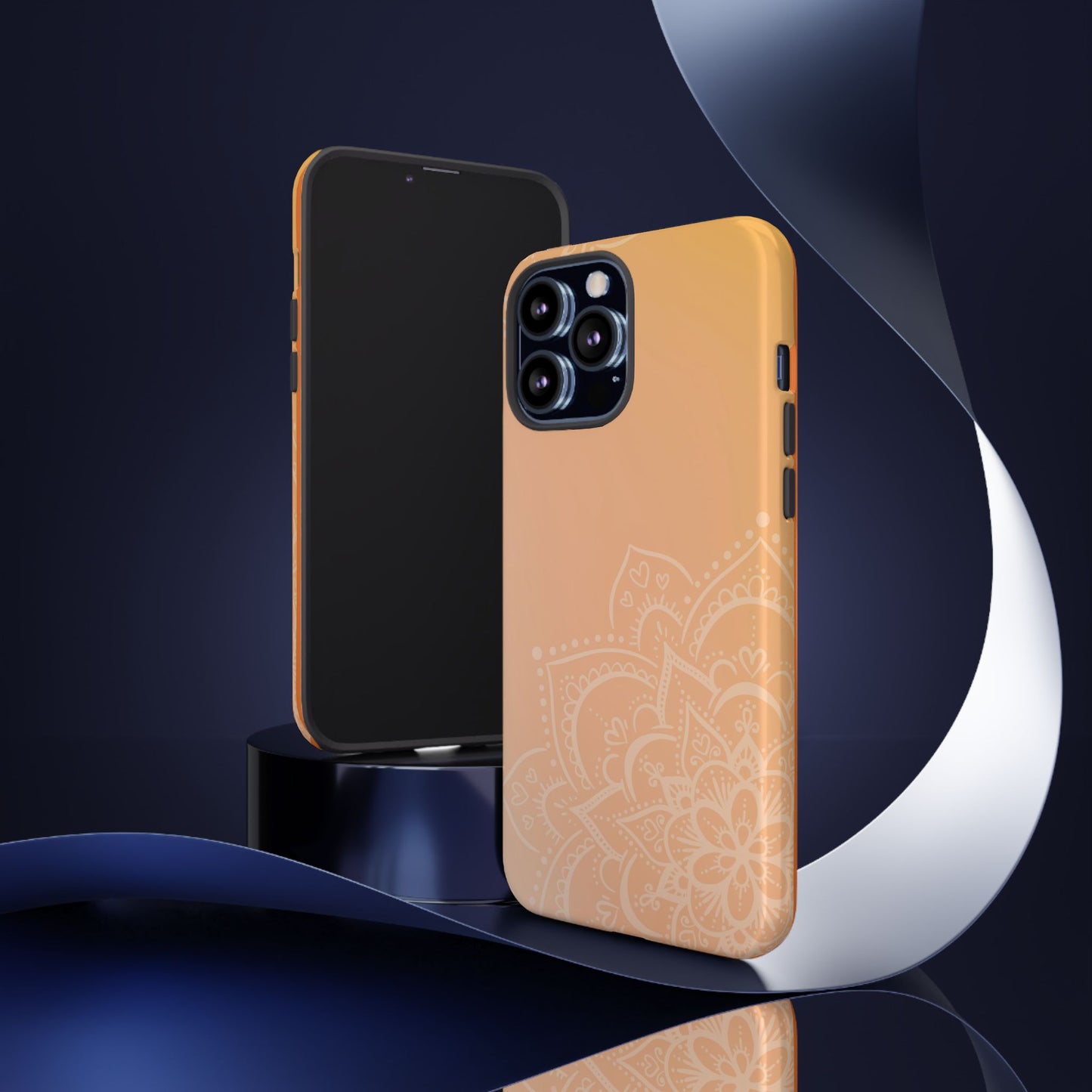 Mandala Peach Tough Cases