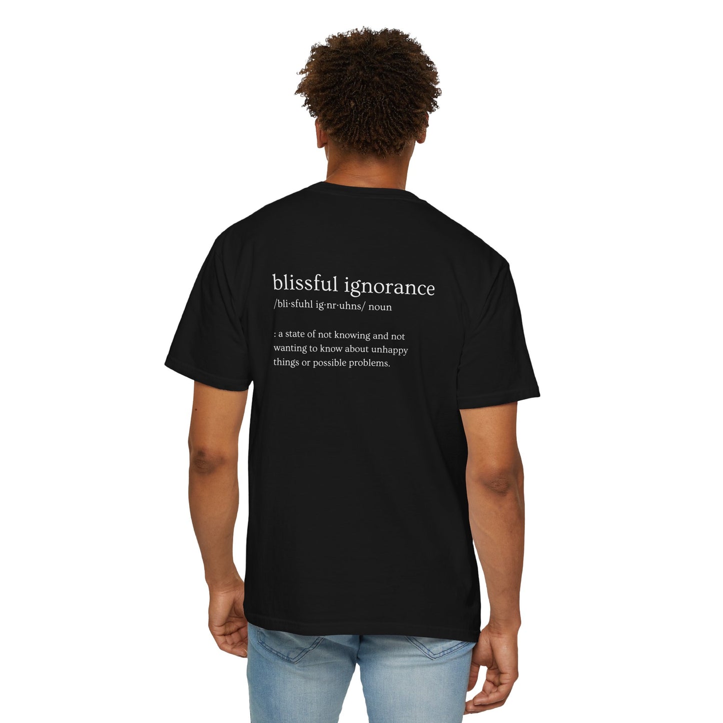 Educate Yourself on Blissful Ignorance Cotton T-shirt