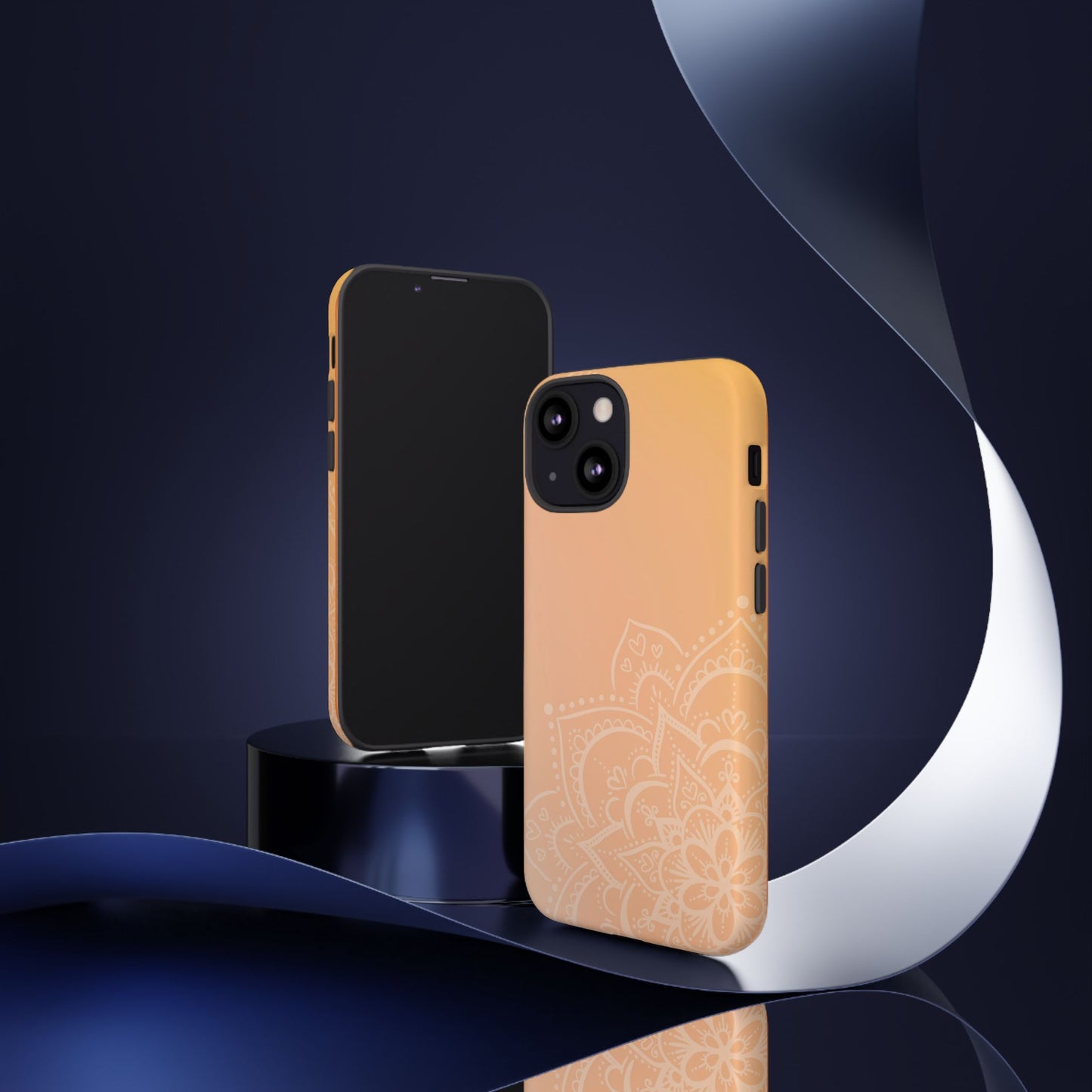 Mandala Peach Tough Cases