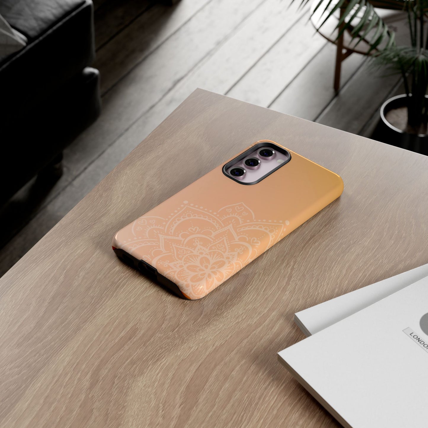 Mandala Peach Tough Cases
