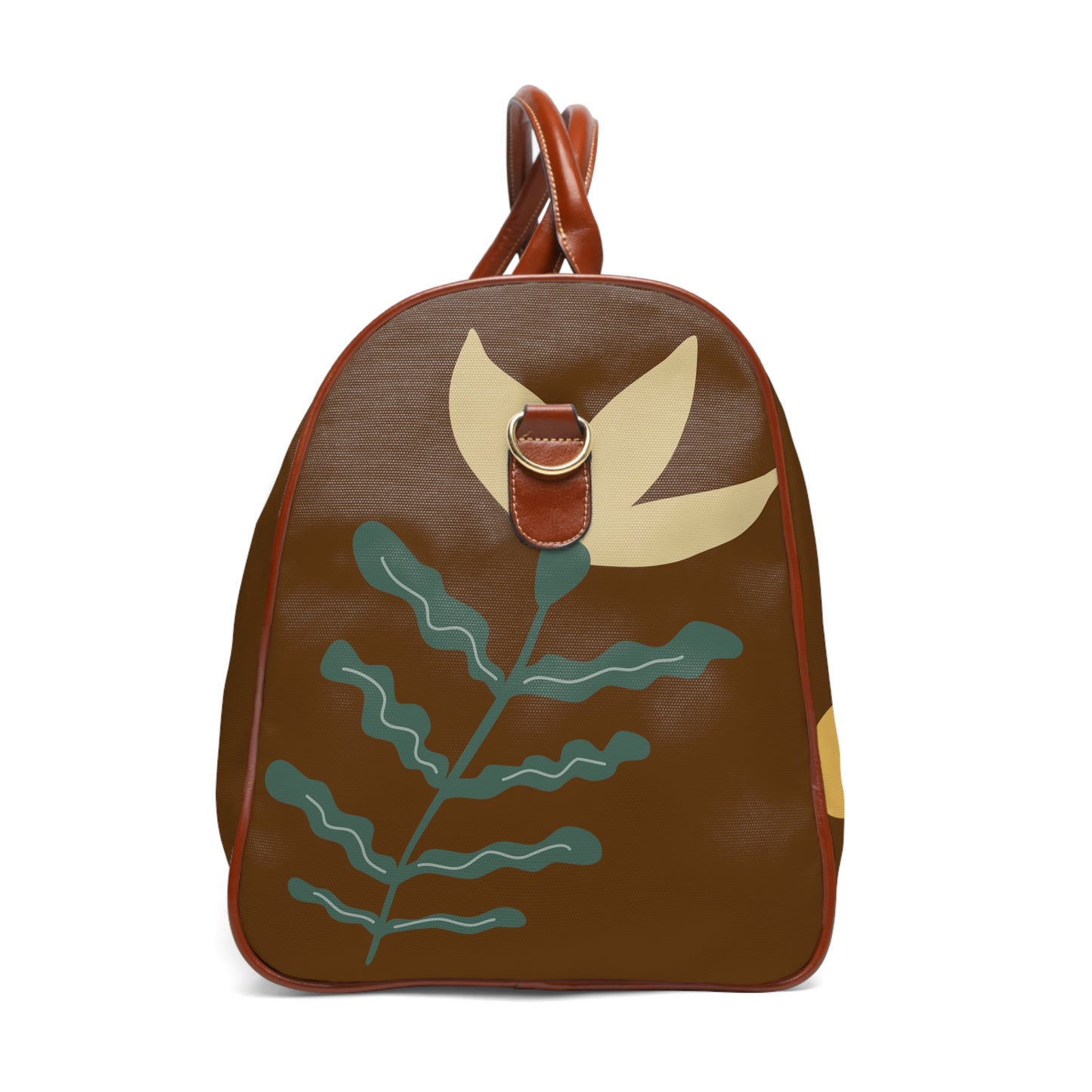 Fall Flower Waterproof Travel Bag