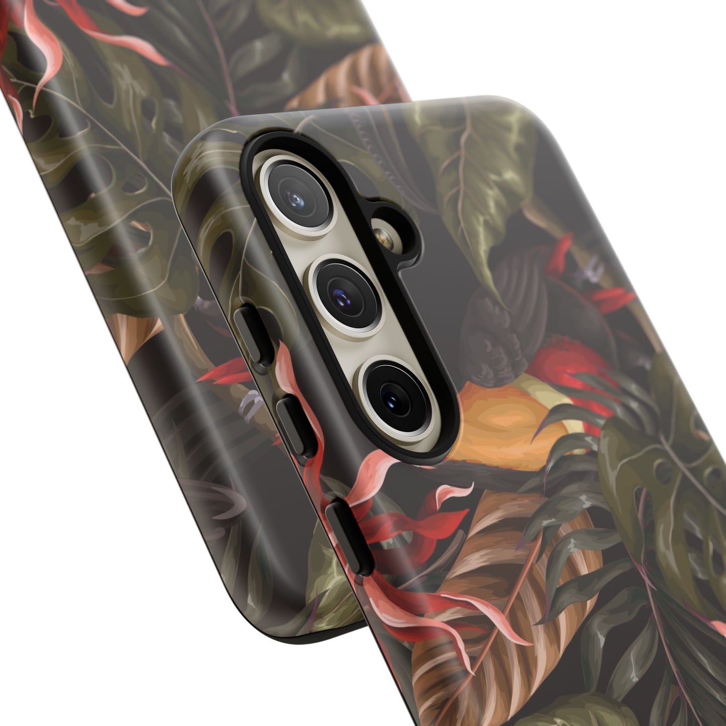 Tough Cases Phone Unique Floral Design with Bird