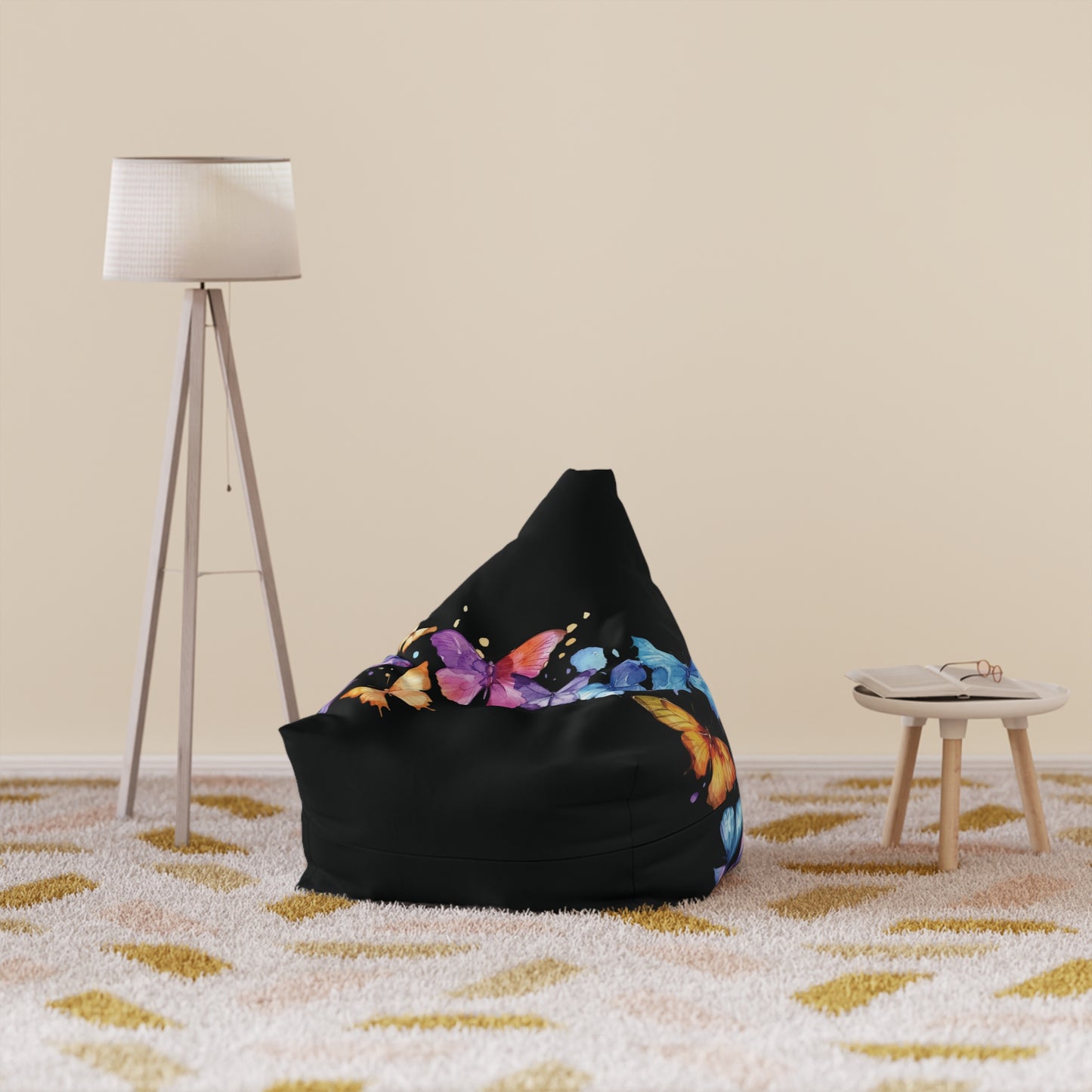 Butterflies and Beauty Bean Bag Chair Cover