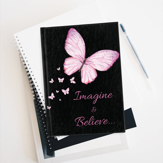 Imagine and Believe Journal - Ruled Line