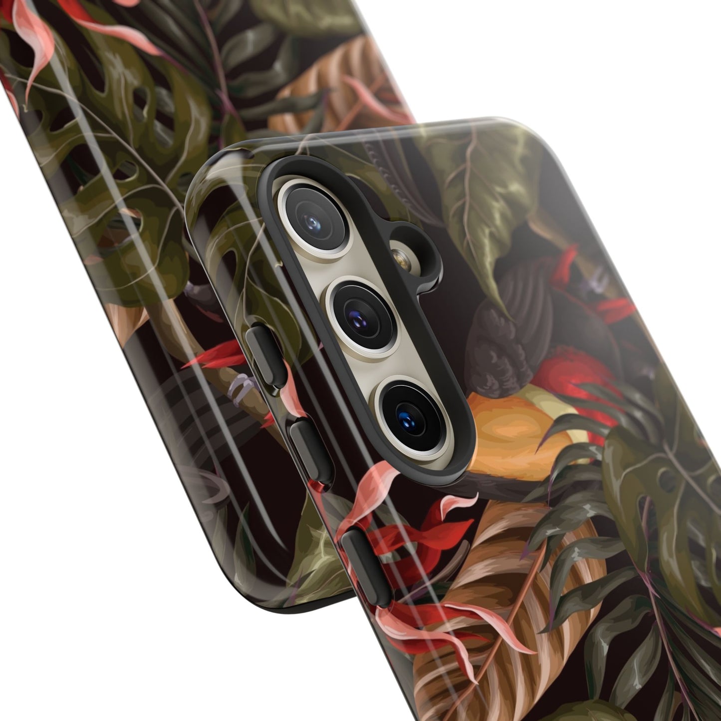 Tough Cases Phone Unique Floral Design with Bird
