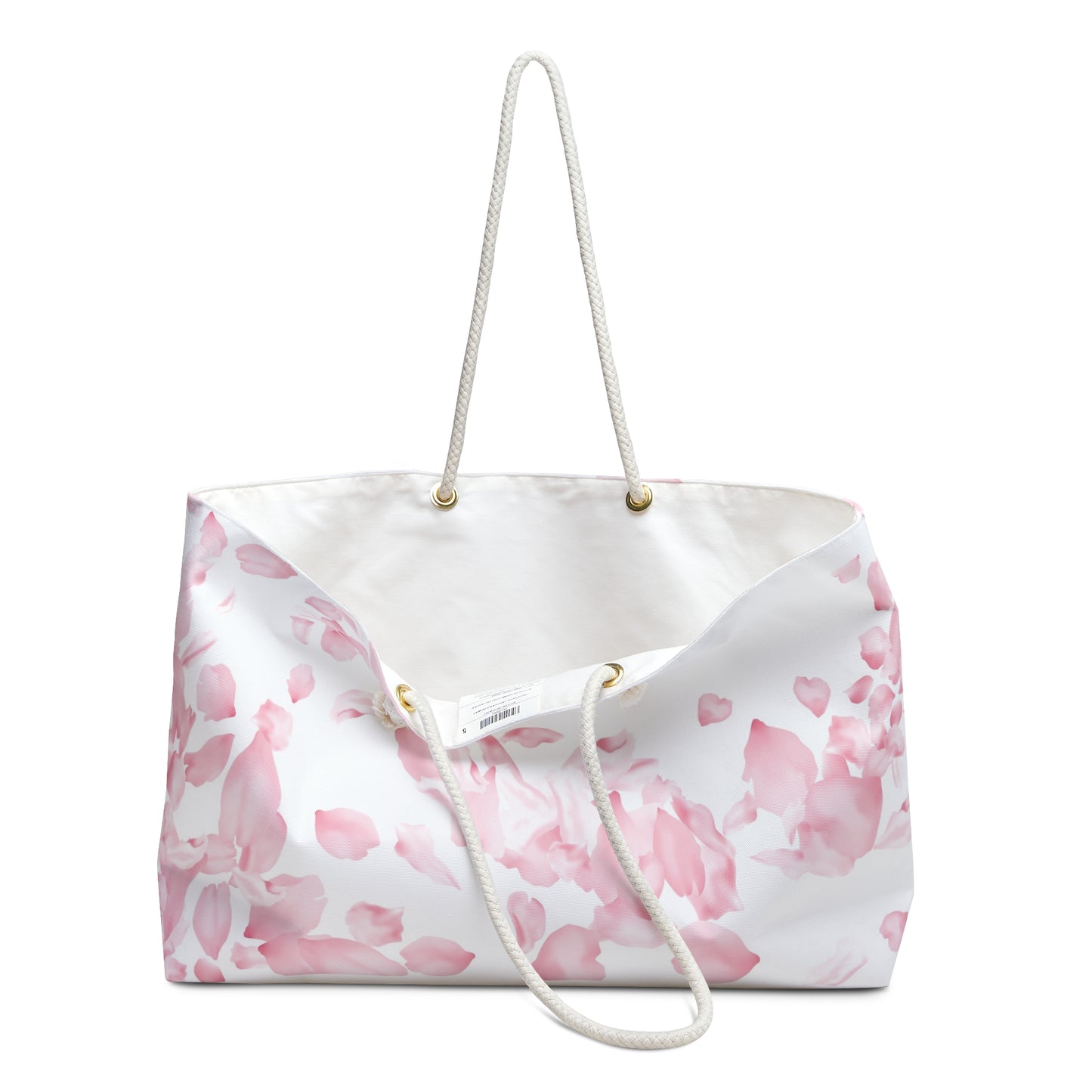 Pink Rose Petals Weekender Bag