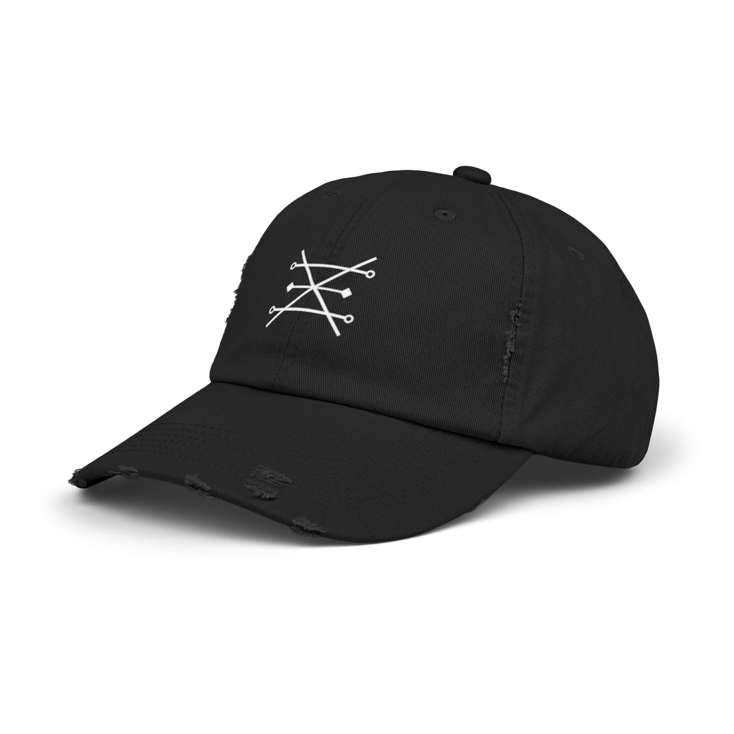 Alchemy Symbol for Copper Unisex Distressed Cap