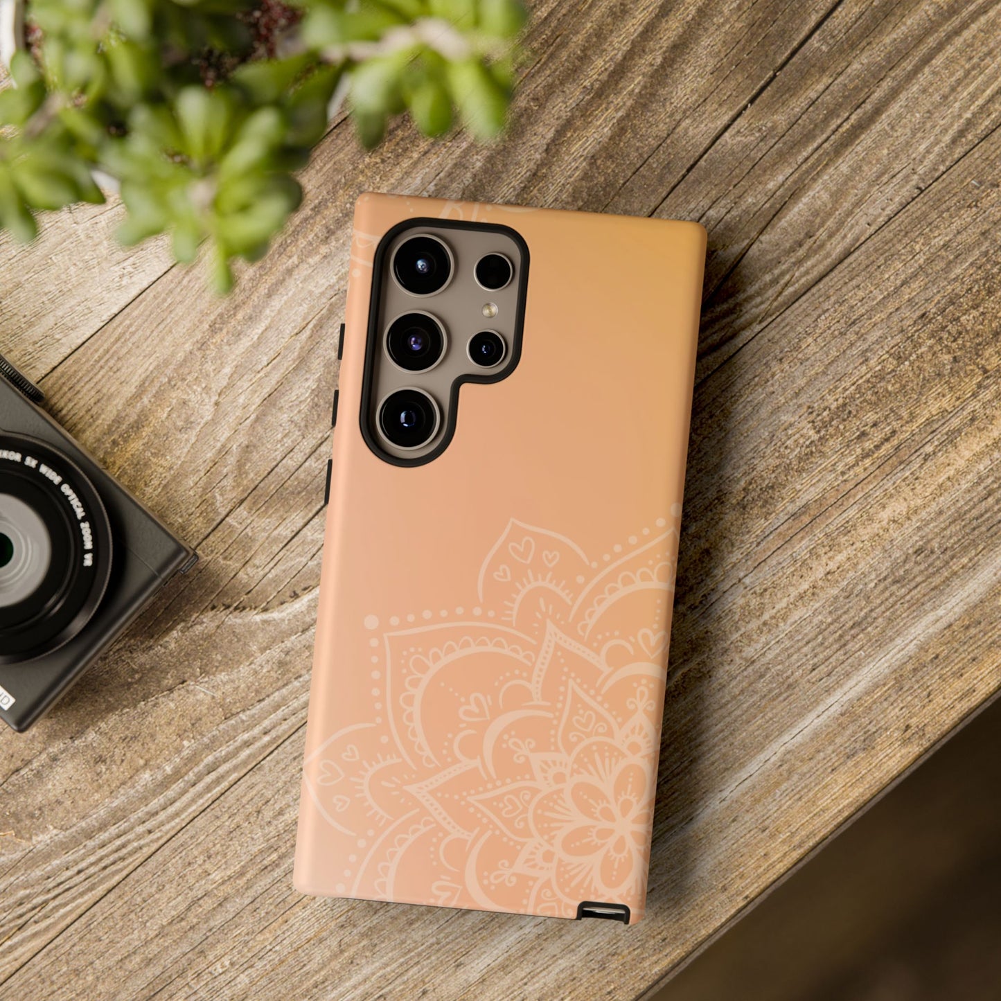 Mandala Peach Tough Cases