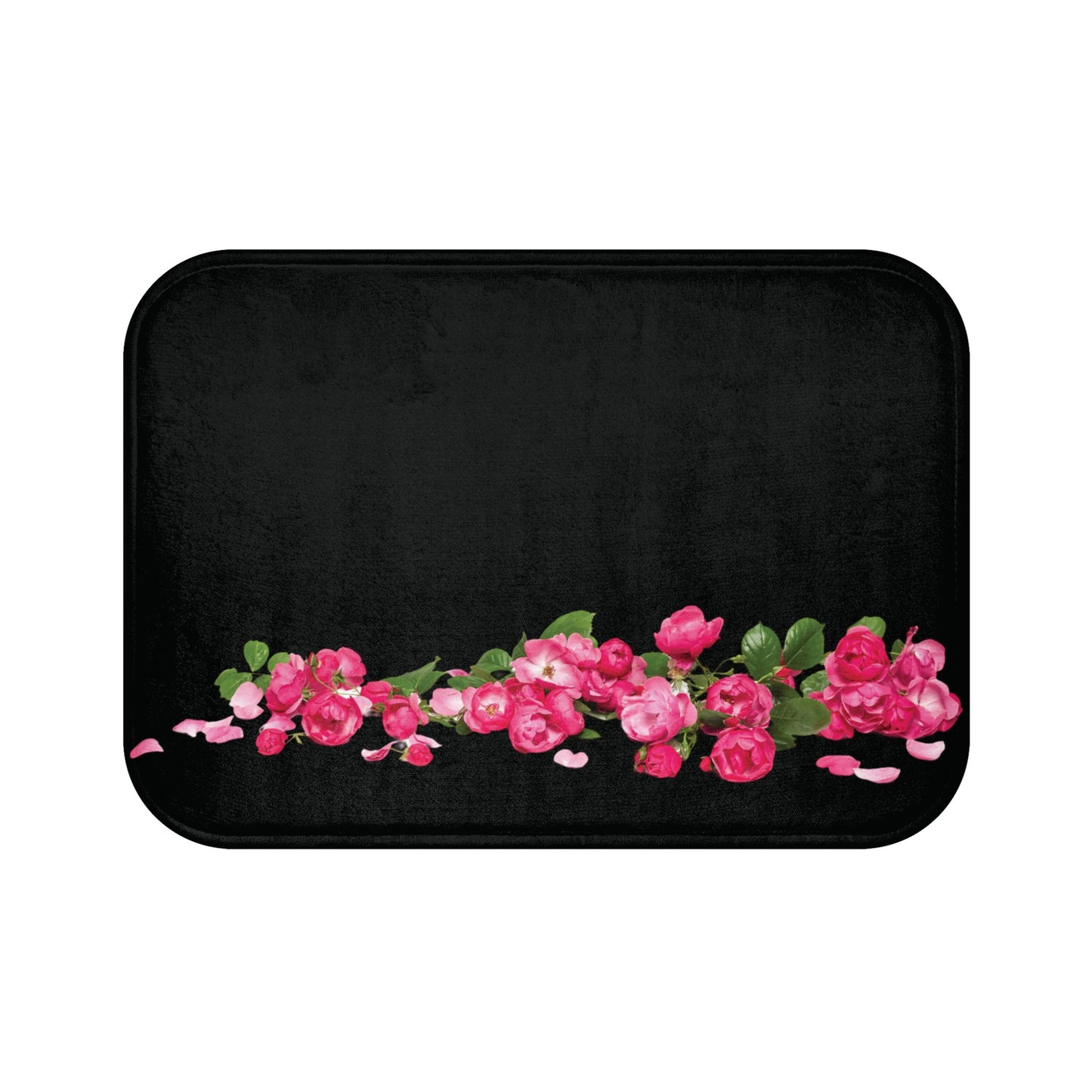 Roses on the Ground Bath Mat