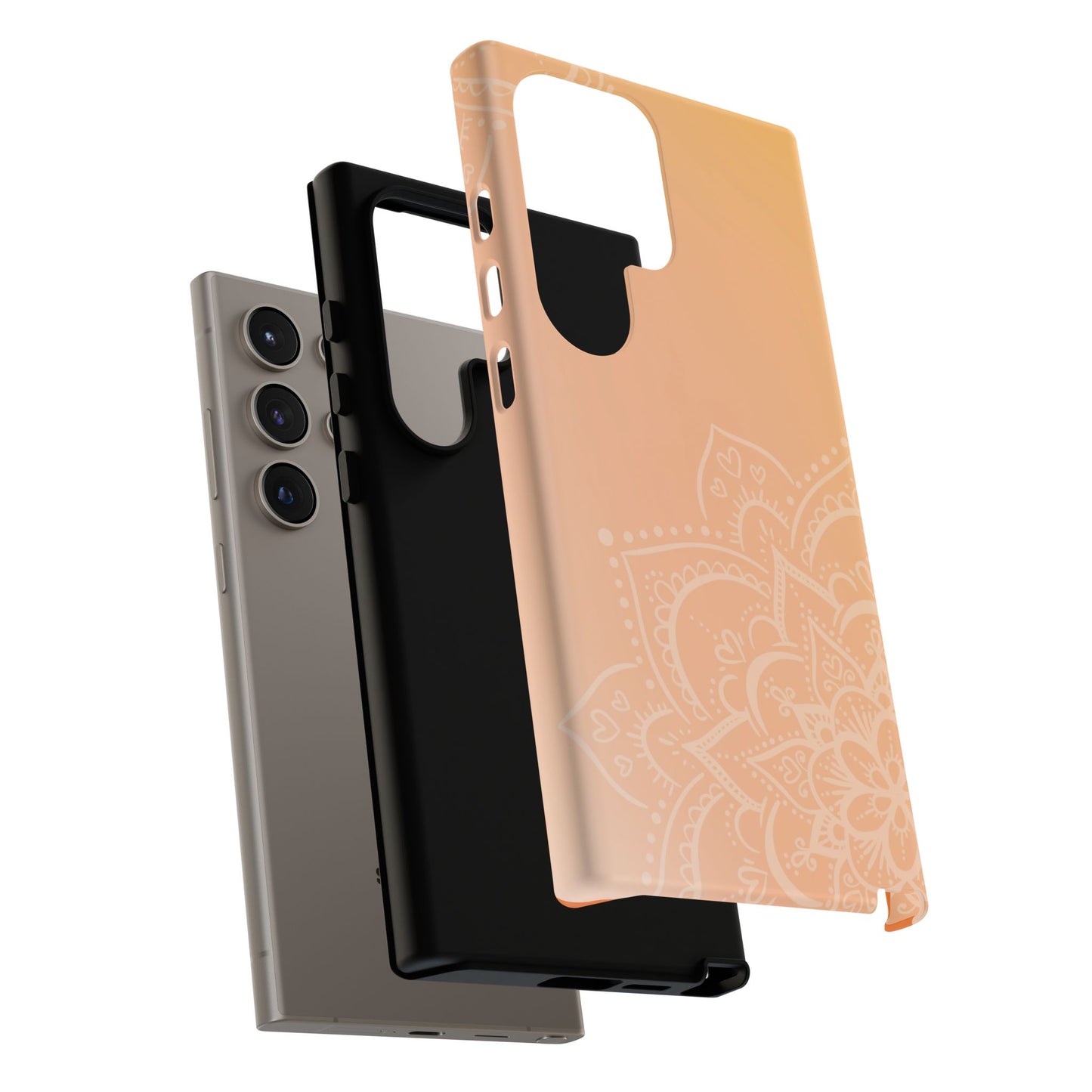 Mandala Peach Tough Cases