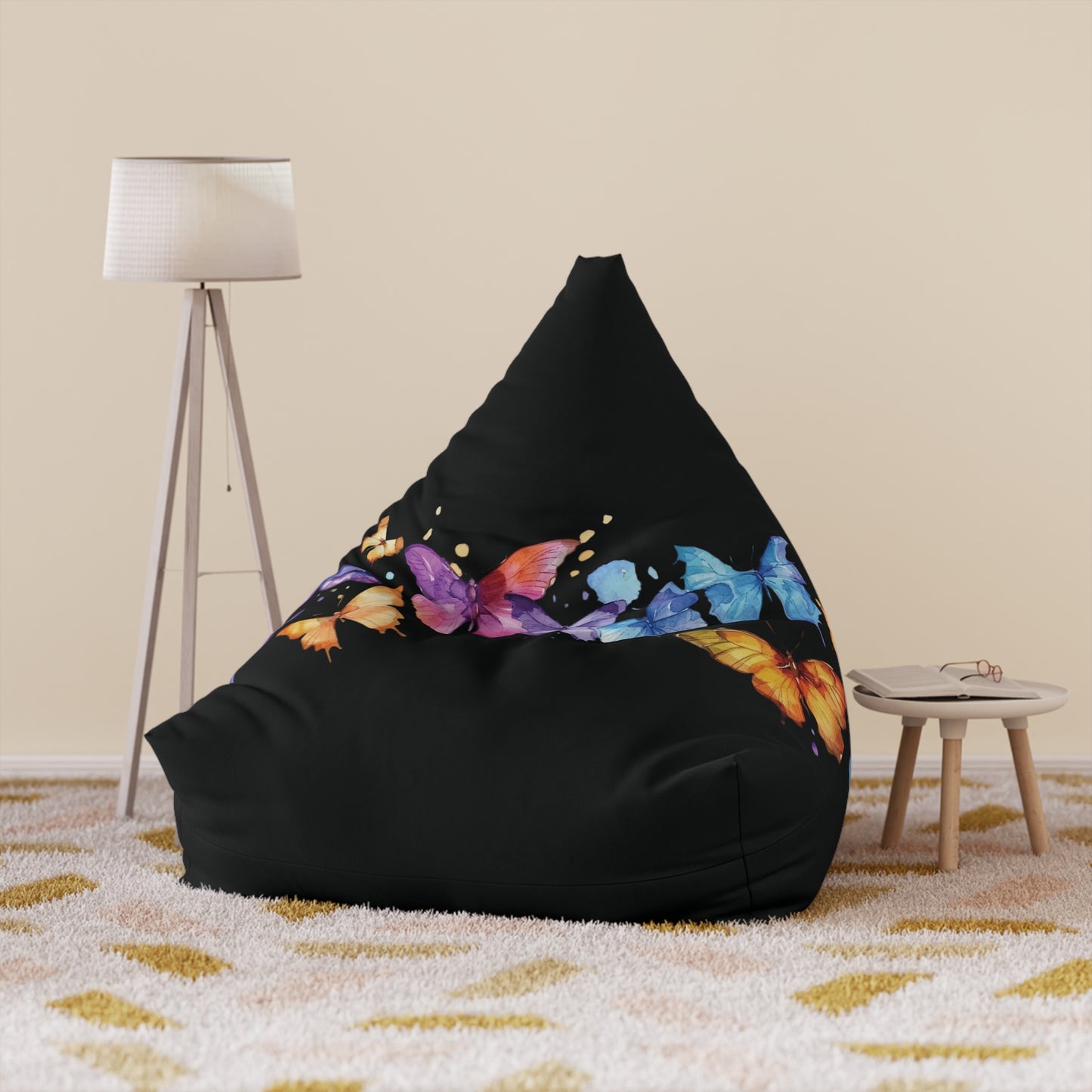 Butterflies and Beauty Bean Bag Chair Cover