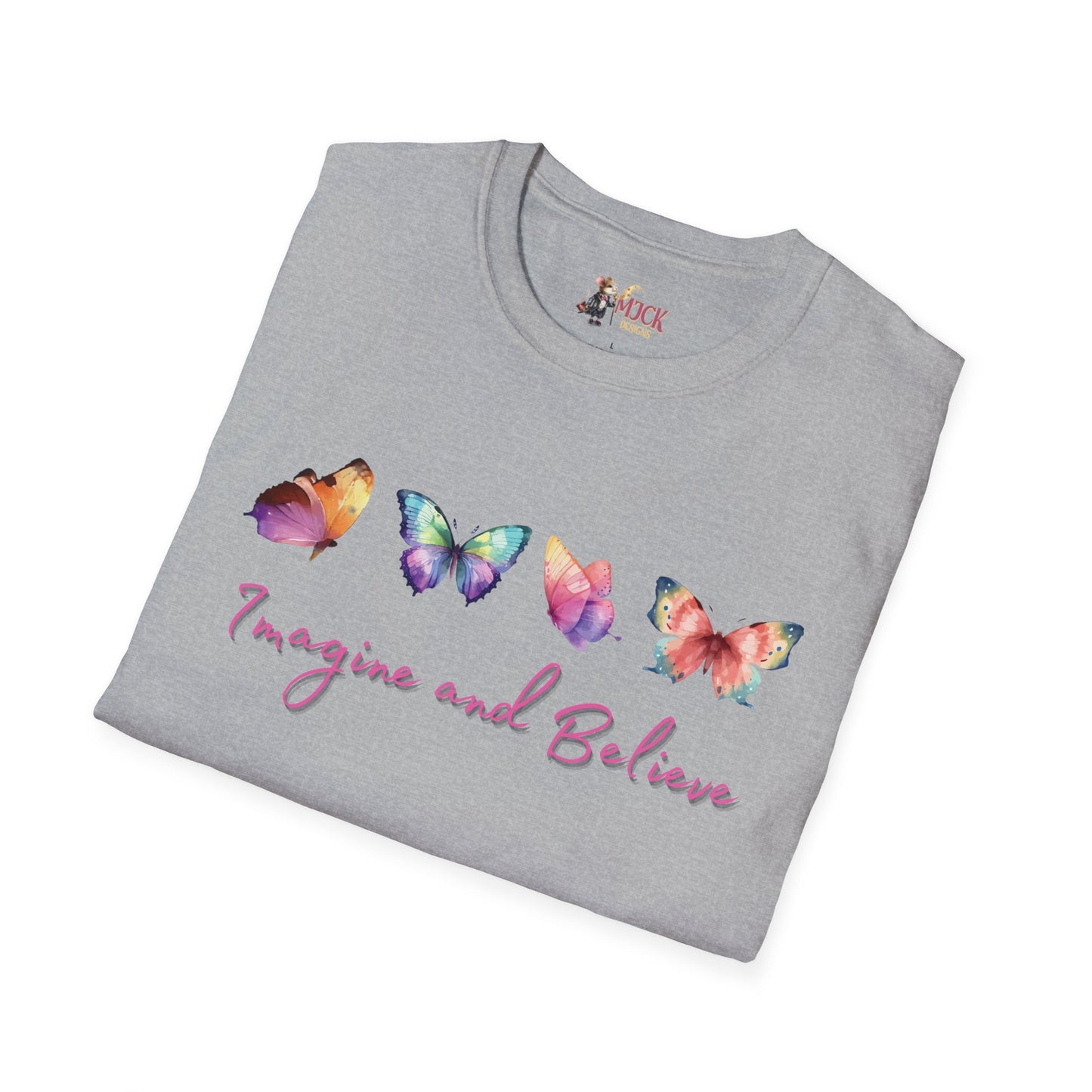 Imagine and Believe Unisex Softstyle T-Shirt