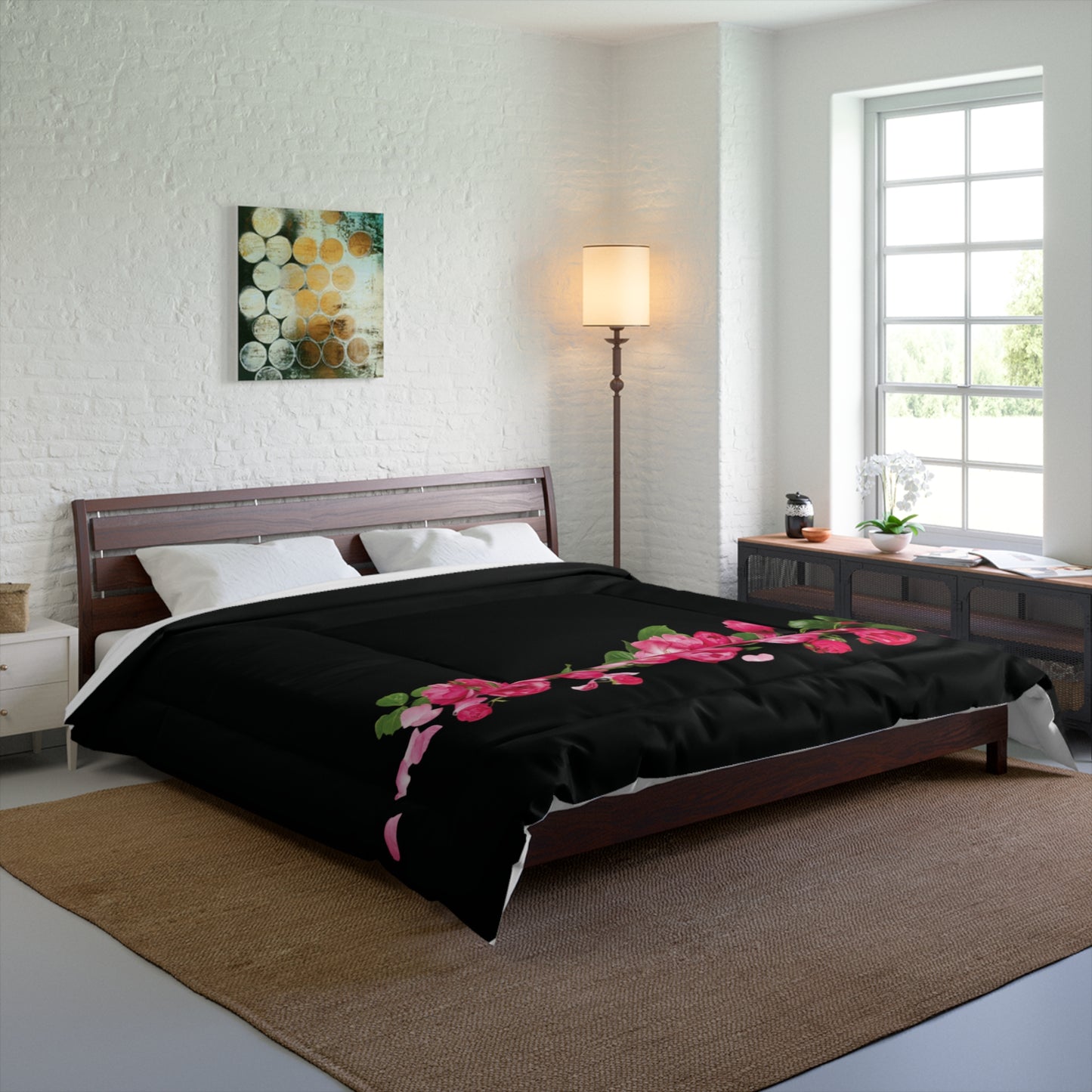 Roses on the Ground Comforter