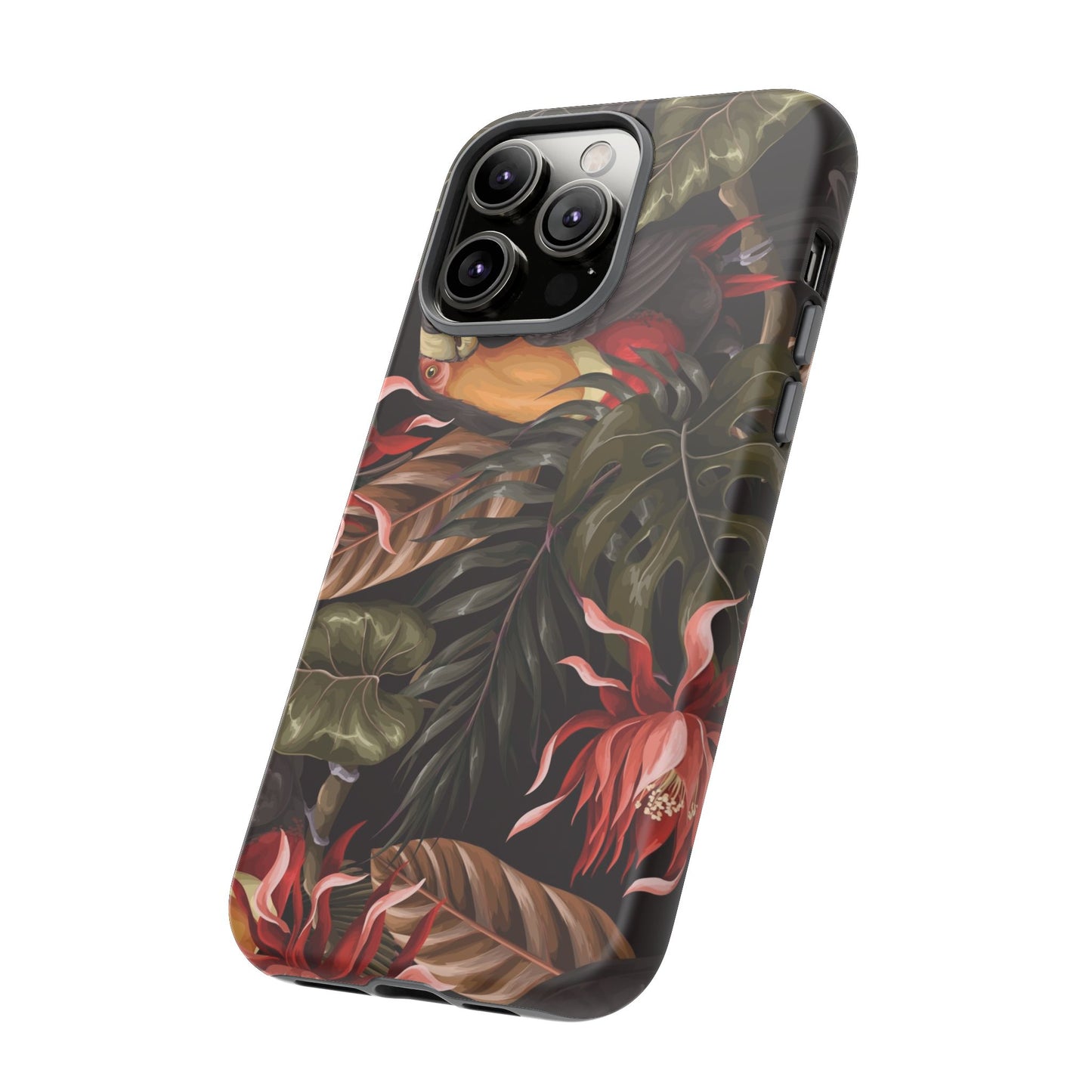 Tough Cases Phone Unique Floral Design with Bird