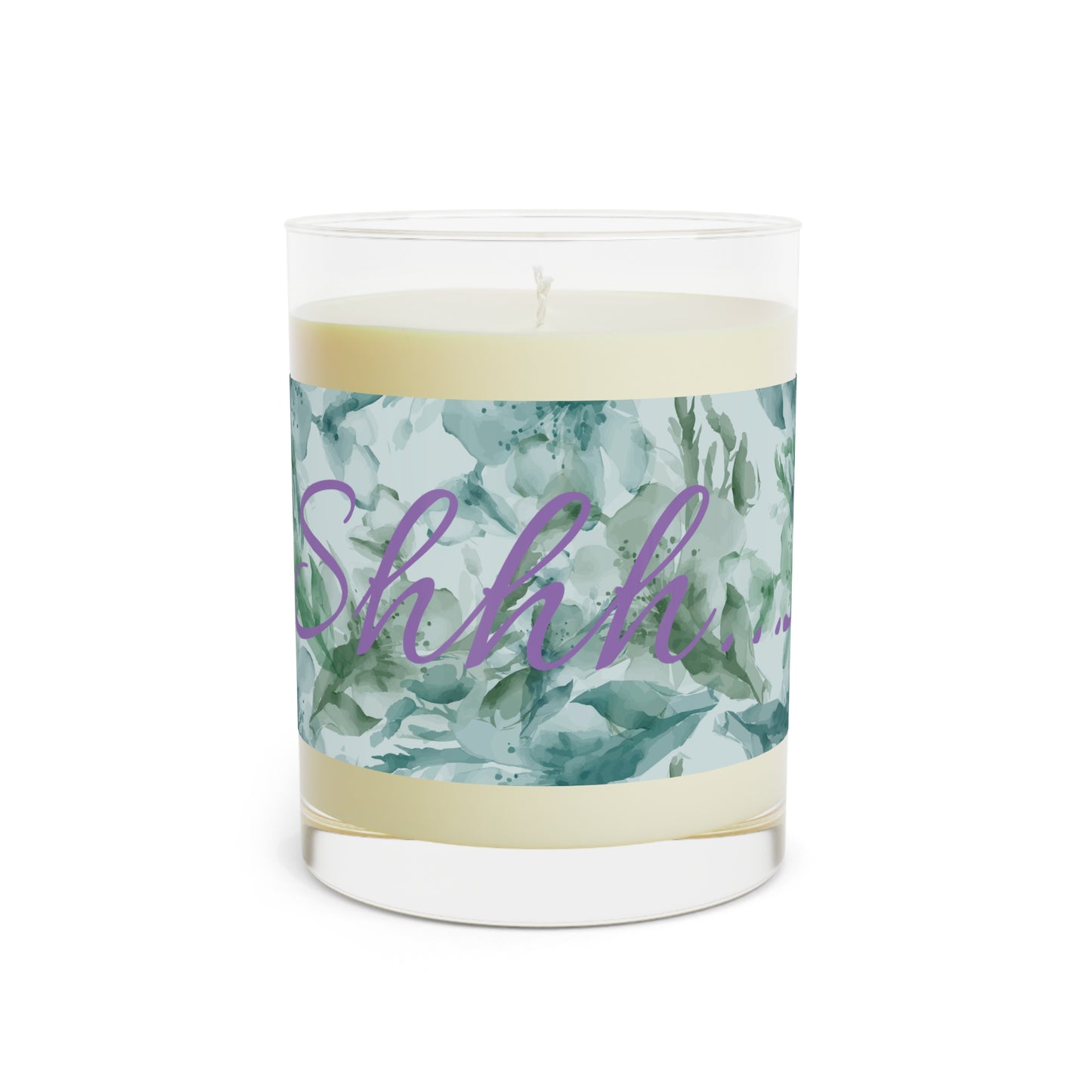 Shhh I'm Tired Scented Candle - Full Glass, 11oz