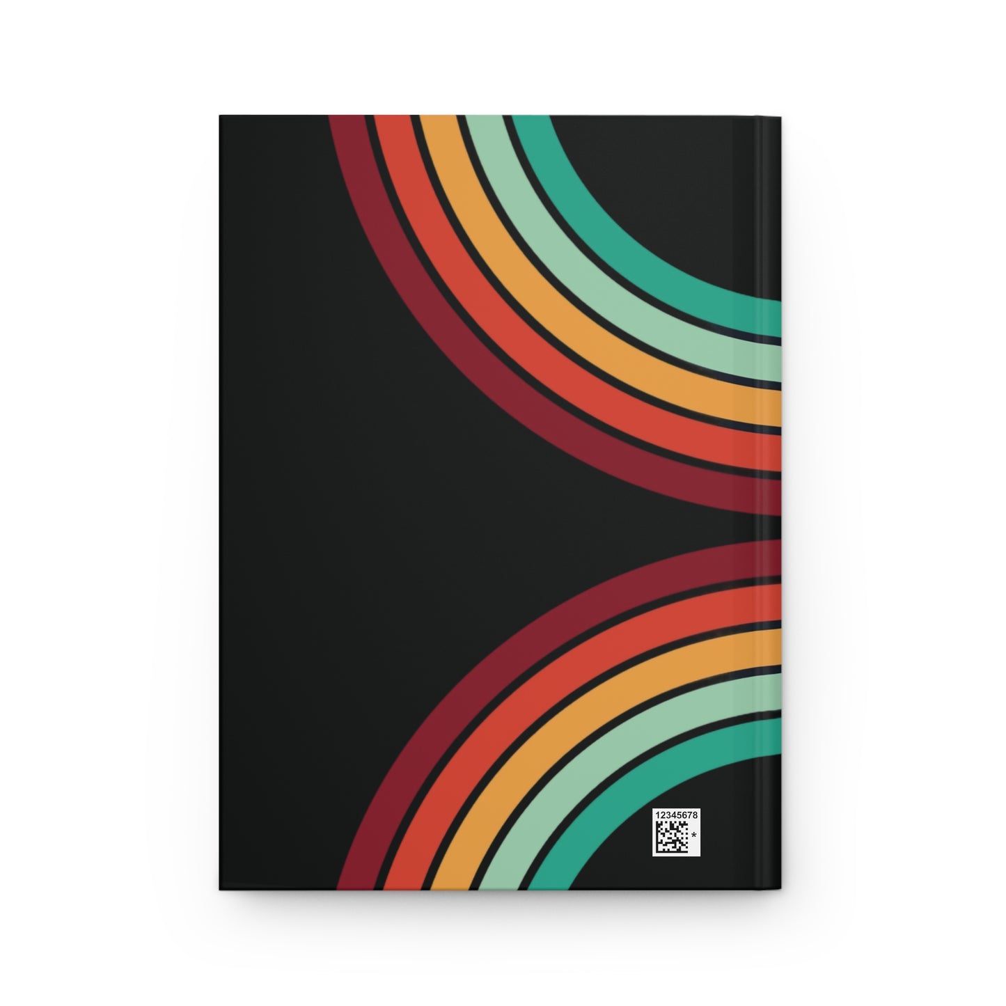 1970's Rainbow Hardcover Journal Matte