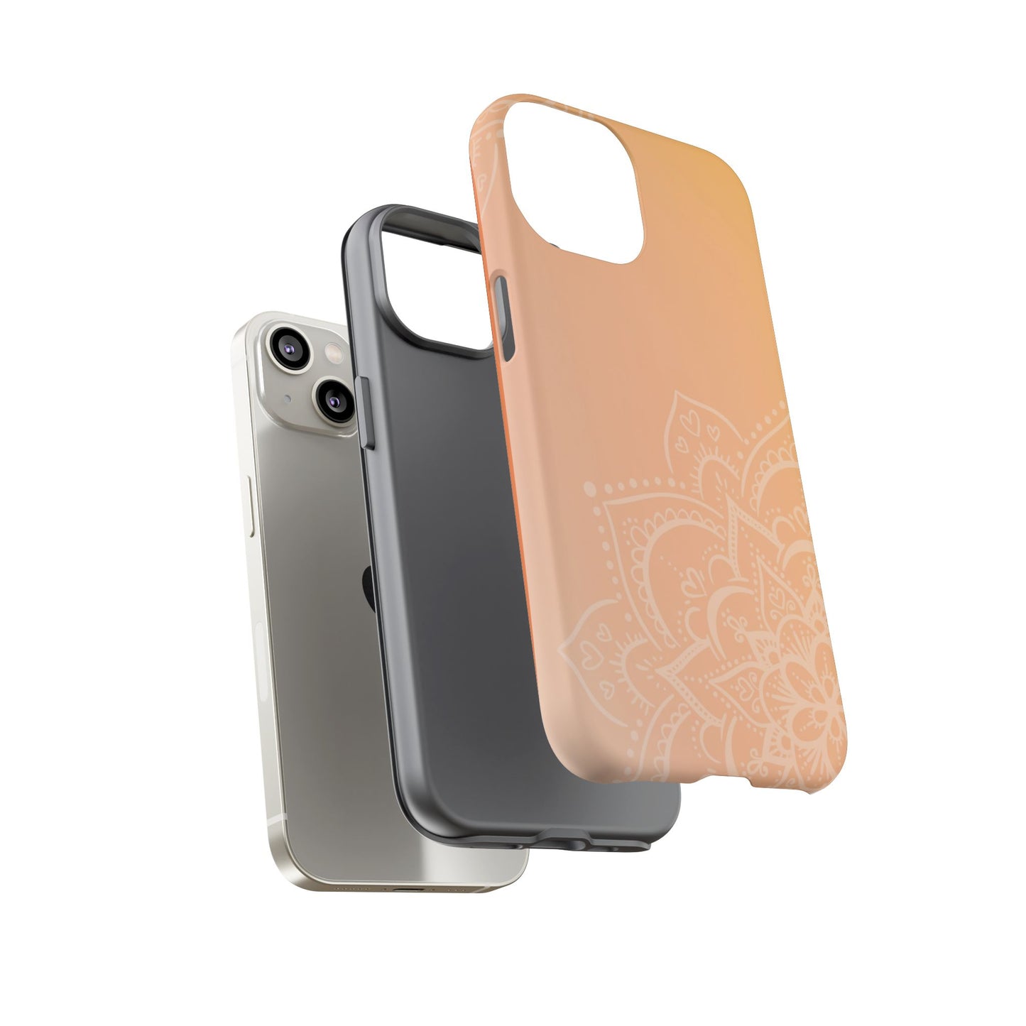 Mandala Peach Tough Cases