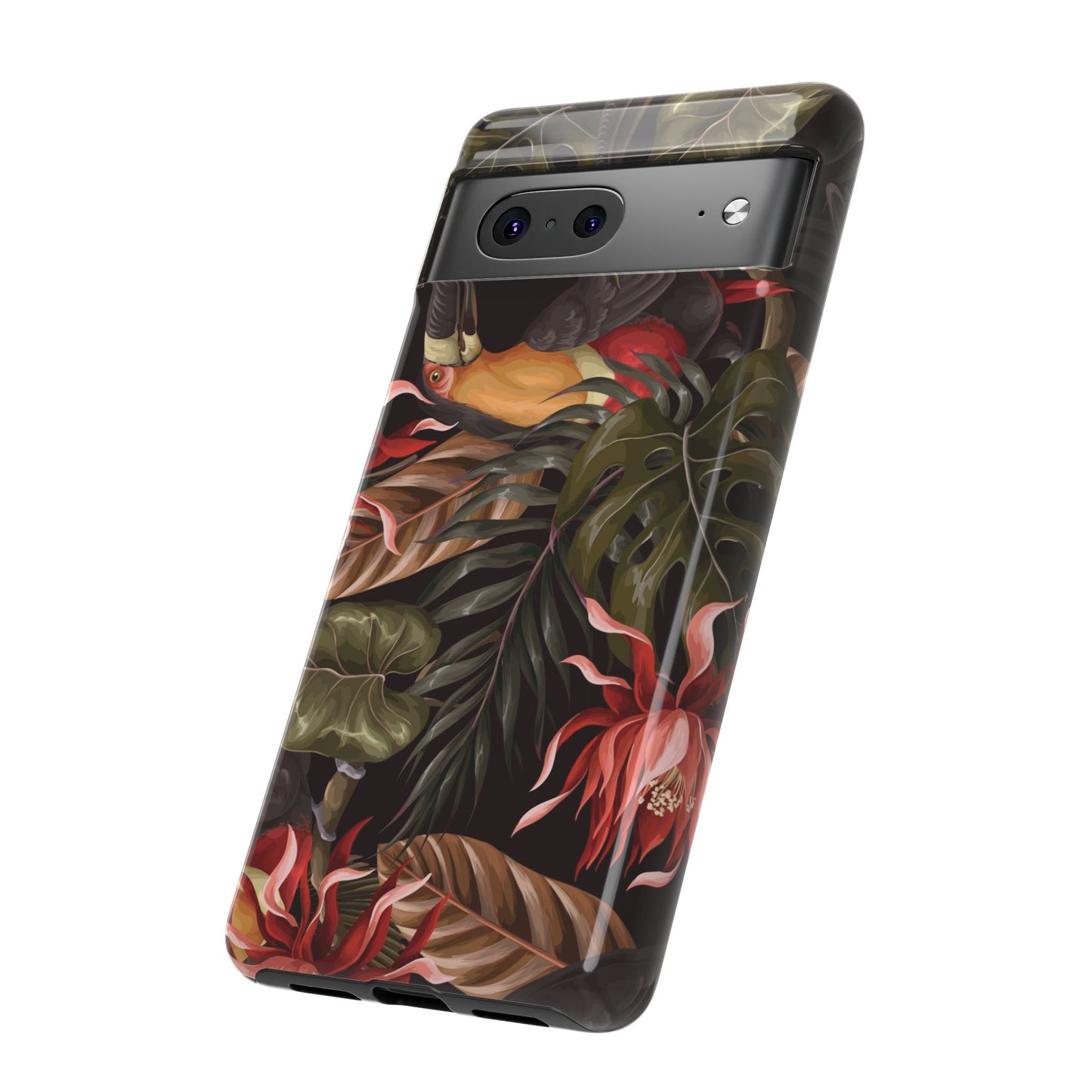 Tough Cases Phone Unique Floral Design with Bird