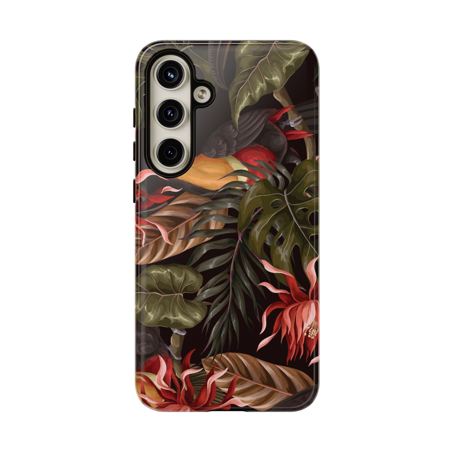 Tough Cases Phone Unique Floral Design with Bird