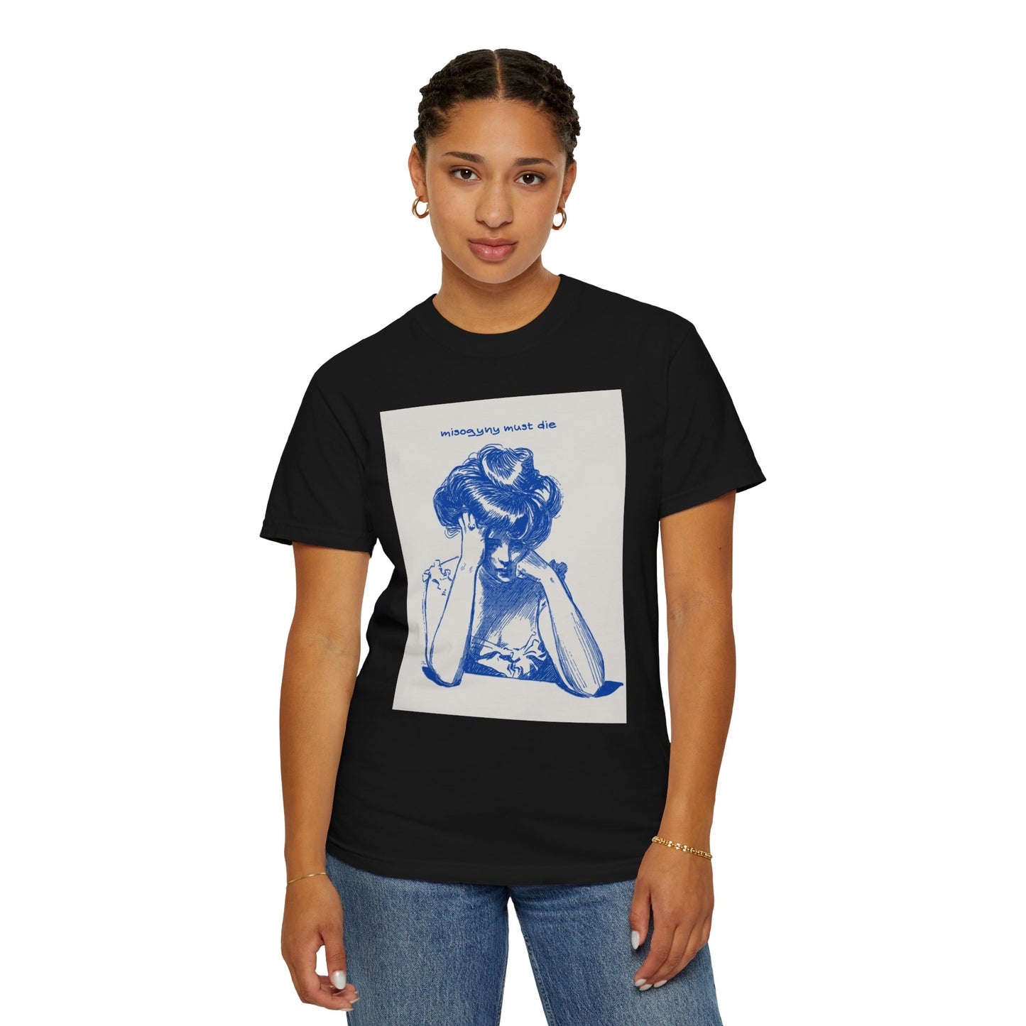Feminist T-shirt - 'misogyny must die'
