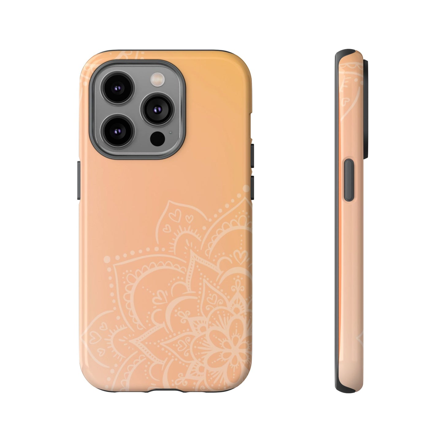 Mandala Peach Tough Cases