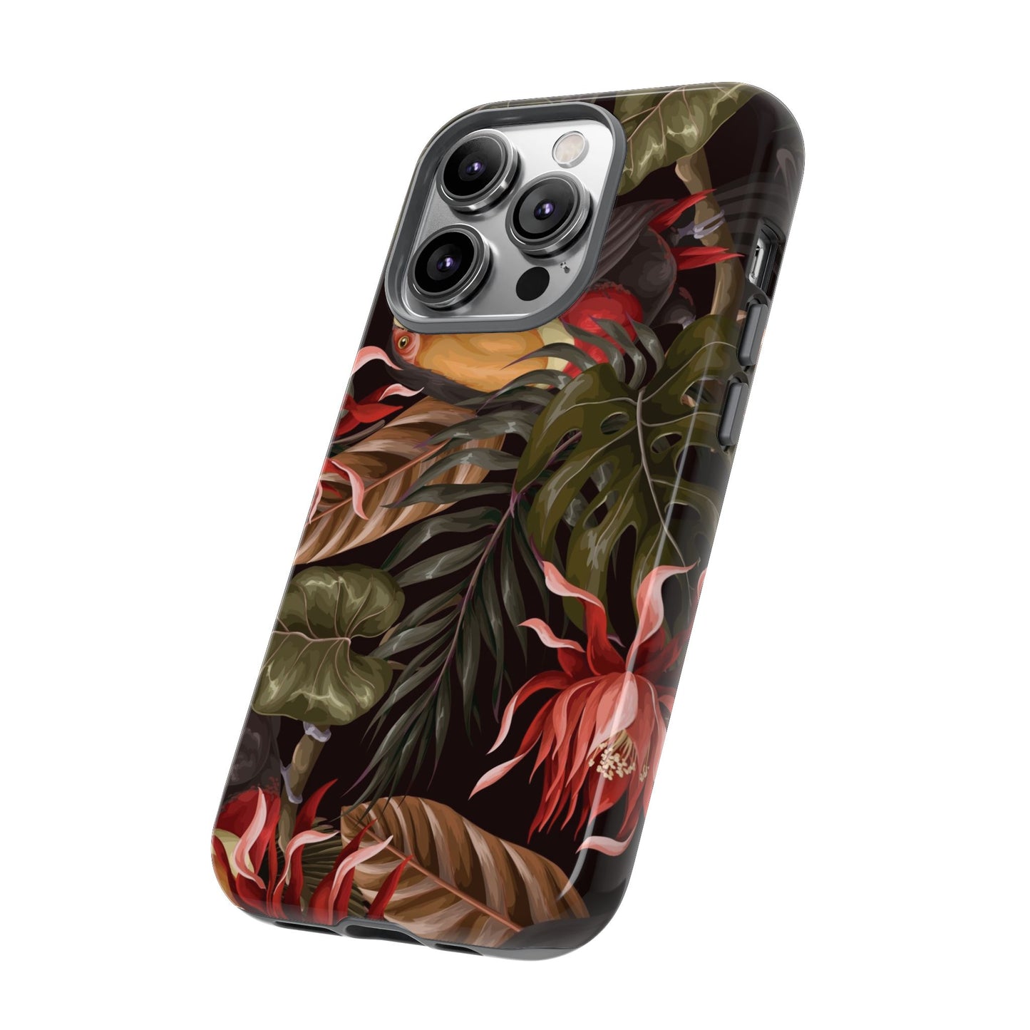 Tough Cases Phone Unique Floral Design with Bird