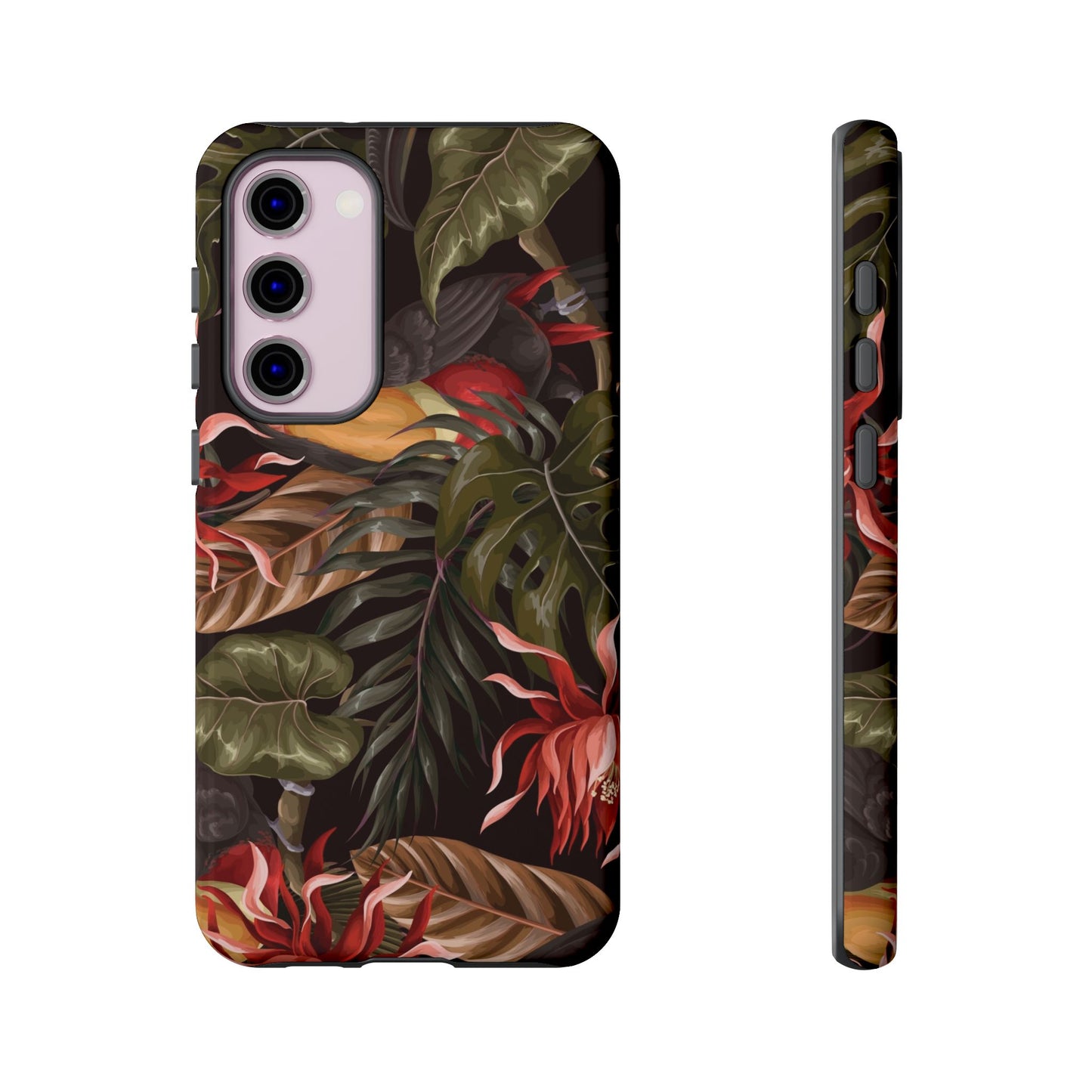 Tough Cases Phone Unique Floral Design with Bird