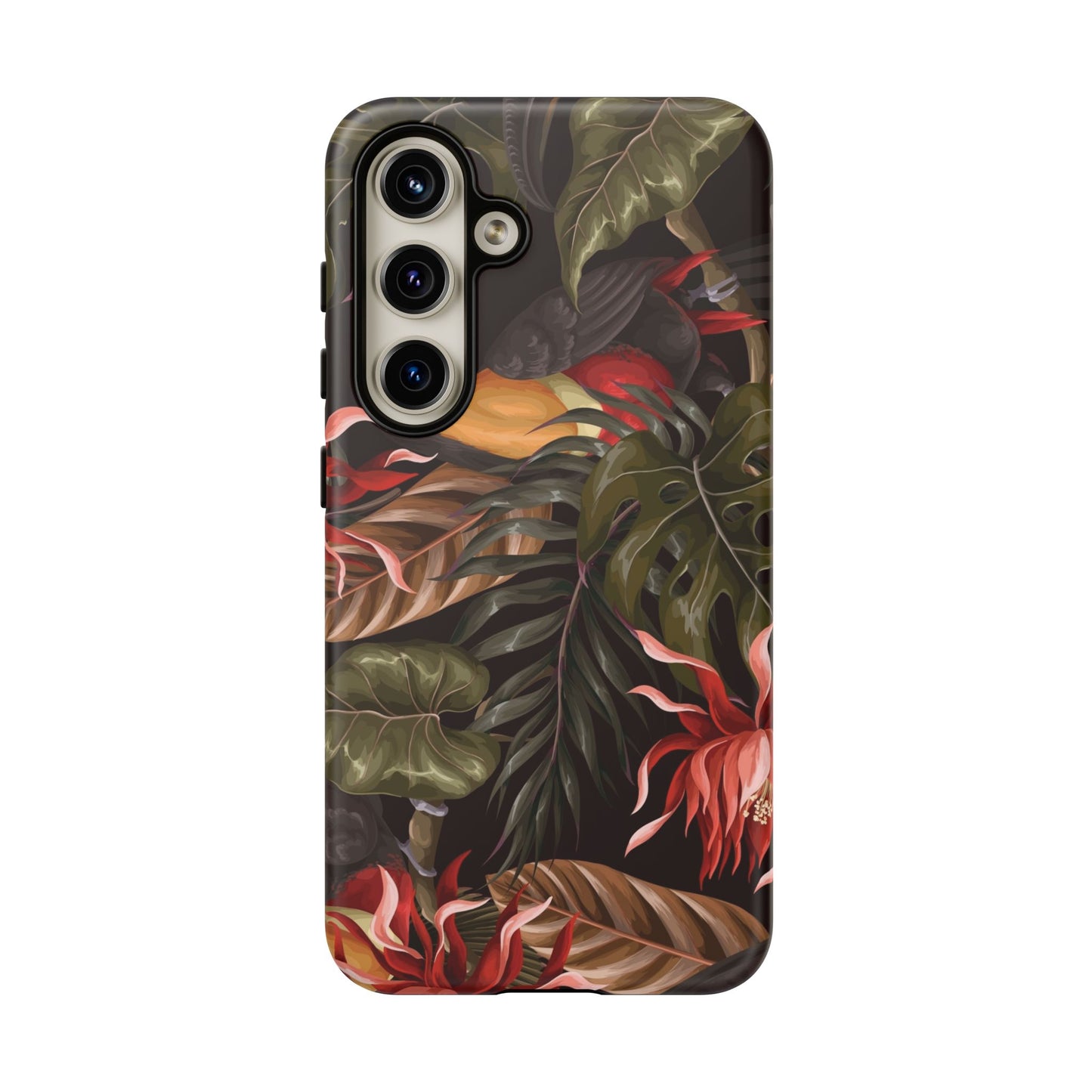 Tough Cases Phone Unique Floral Design with Bird
