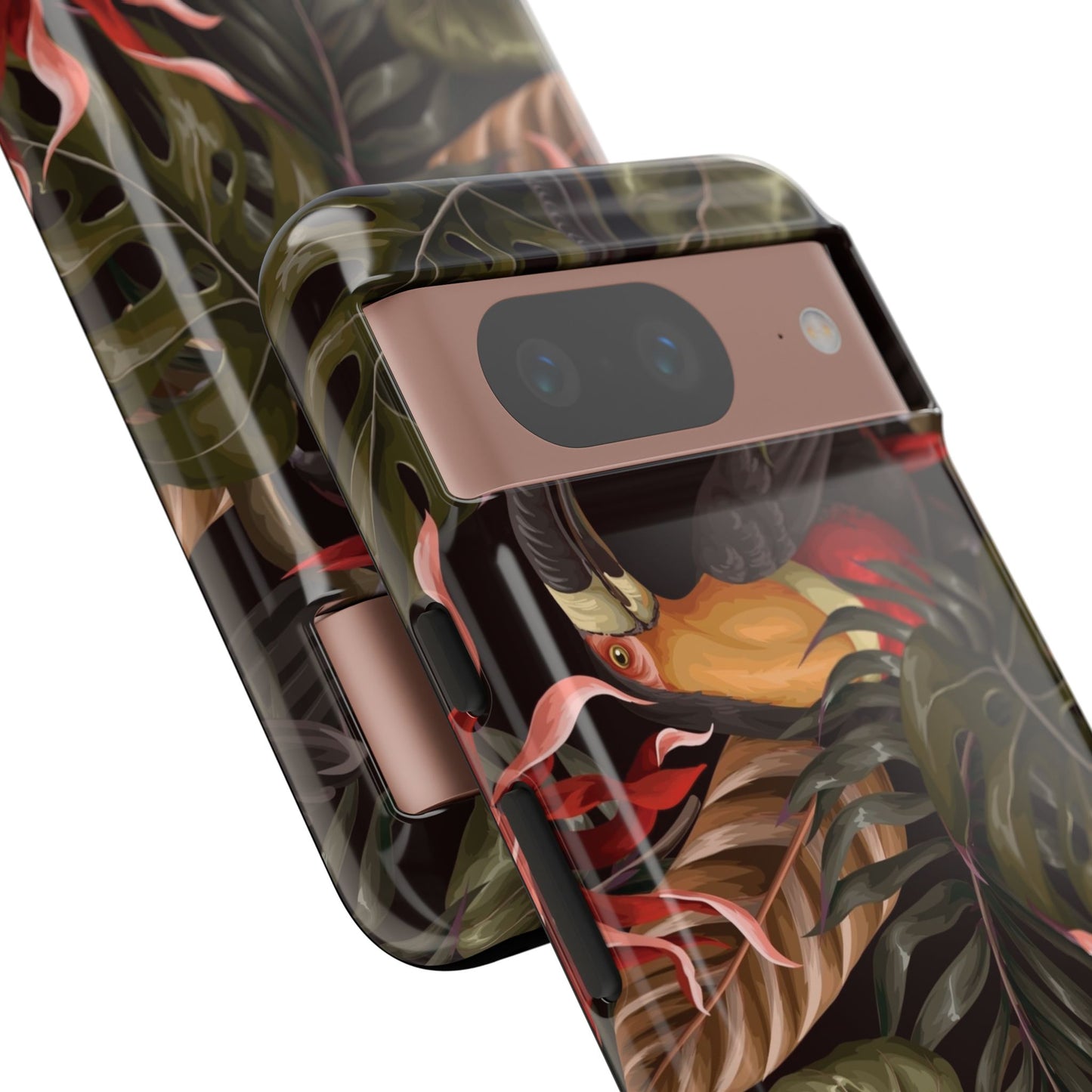 Tough Cases Phone Unique Floral Design with Bird