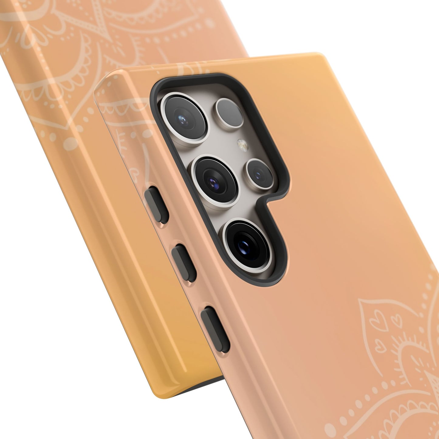 Mandala Peach Tough Cases