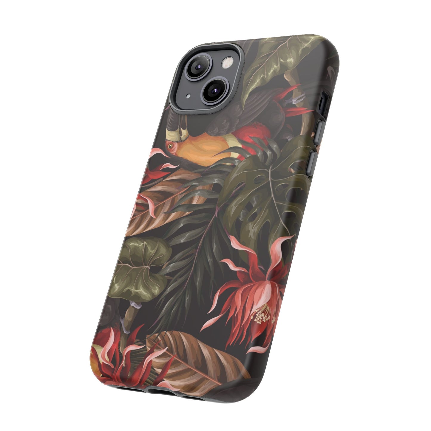 Tough Cases Phone Unique Floral Design with Bird