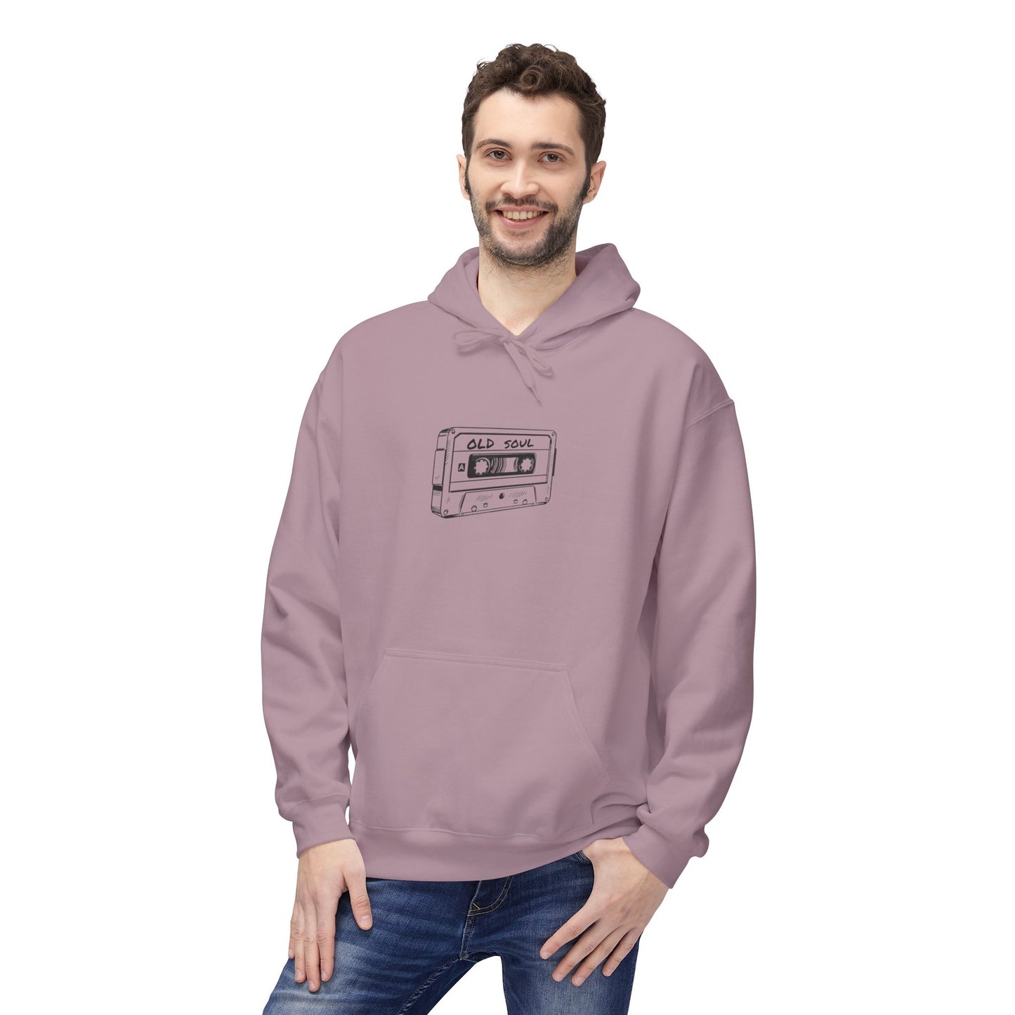 Cassette Tape Unisex Hoodie 'Old Soul' Gift for Her/Him