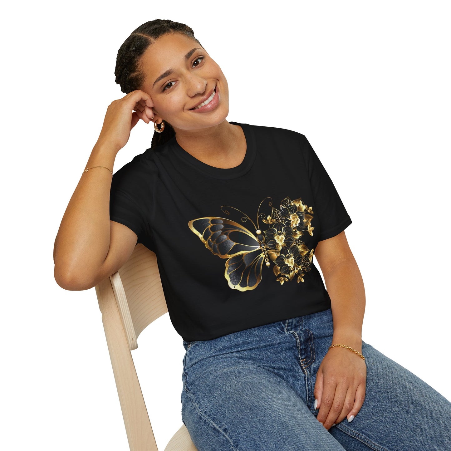 Butterflower Unisex Softstyle T-Shirt