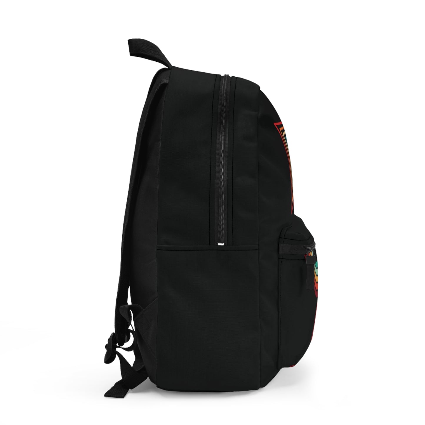 1970's Retro Backpack Rainbow Design