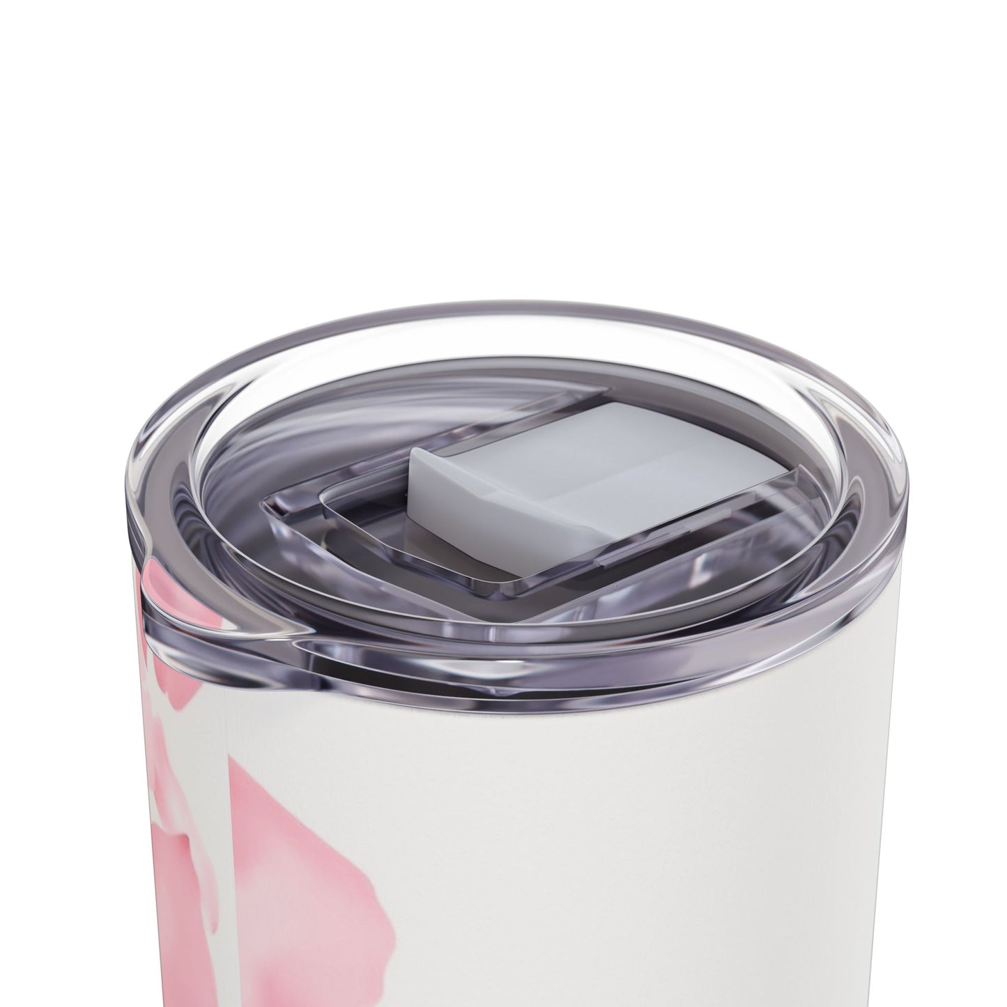 Pink Rose Petals Maars Maker Skinny Matte Tumbler, 20oz