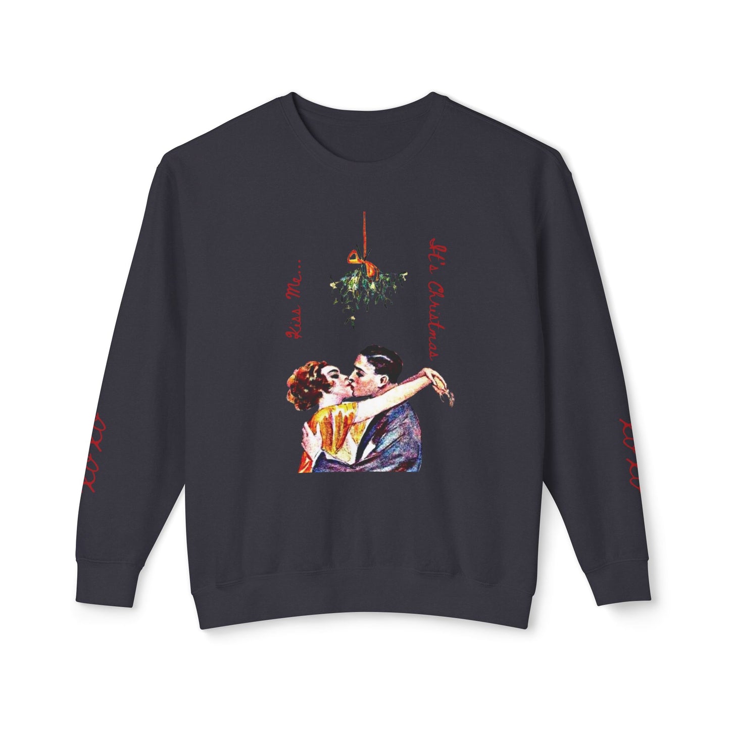 Christmas Vintage Sweatshirt - Unisex Lightweight Crewneck