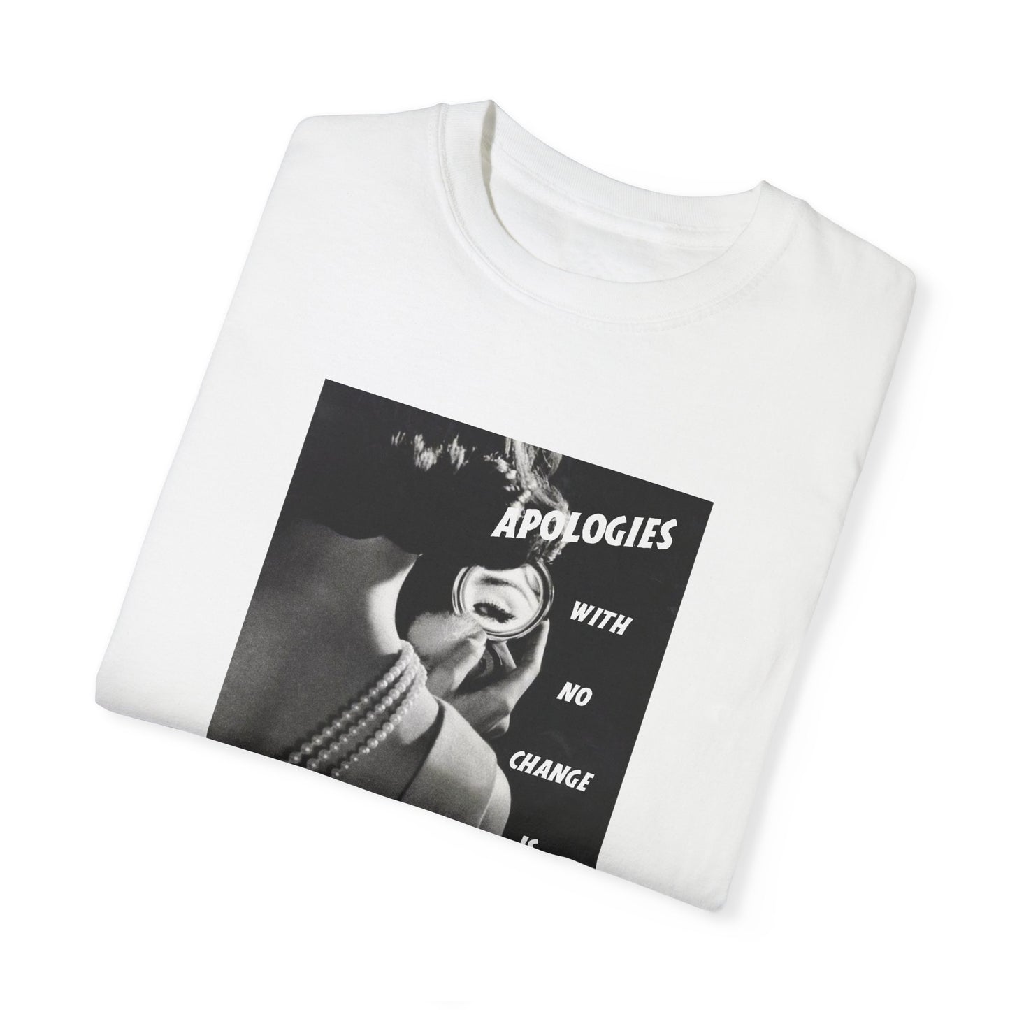 Graphic Tee Empowerment Apparel DV Awareness T-shirt - Apologies with no change is Manipulation