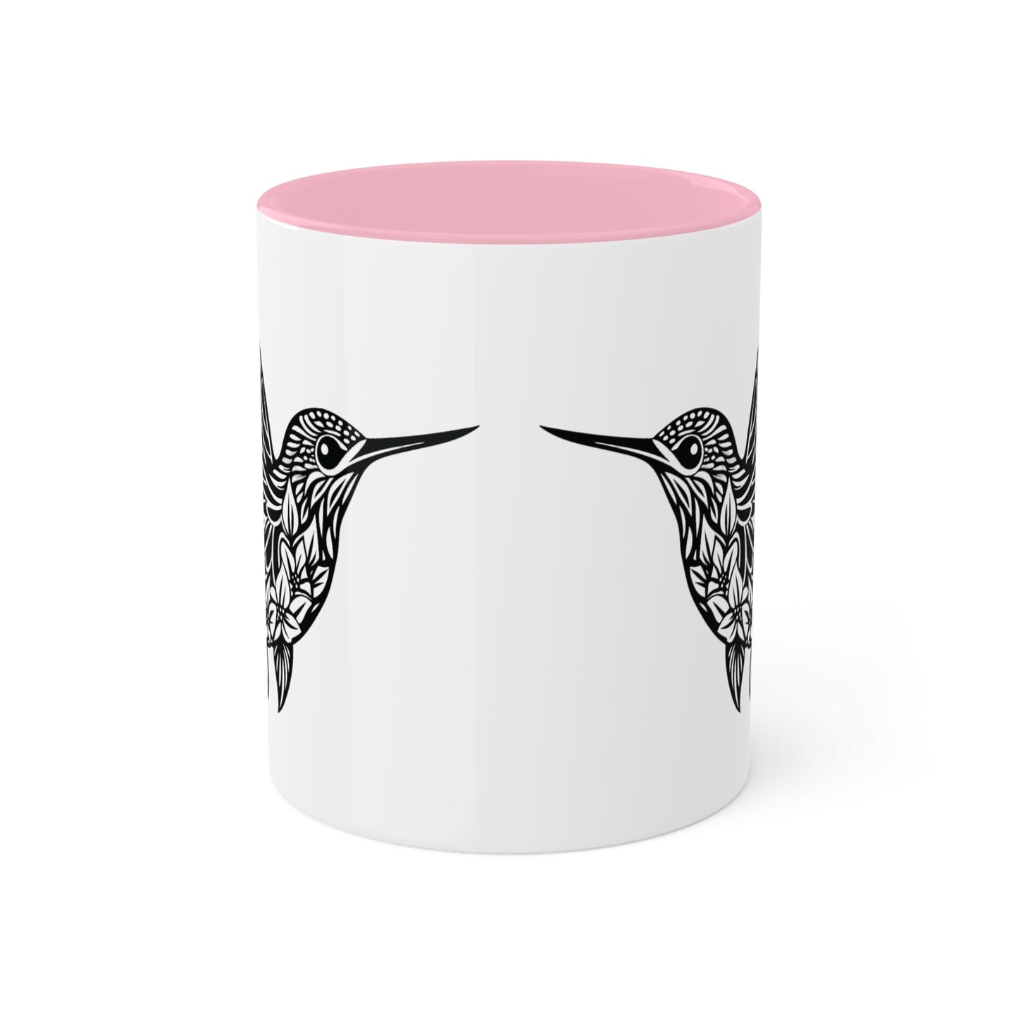 Mug - Hummingbird Lover 11oz Pink or Black Gift Office Accessory