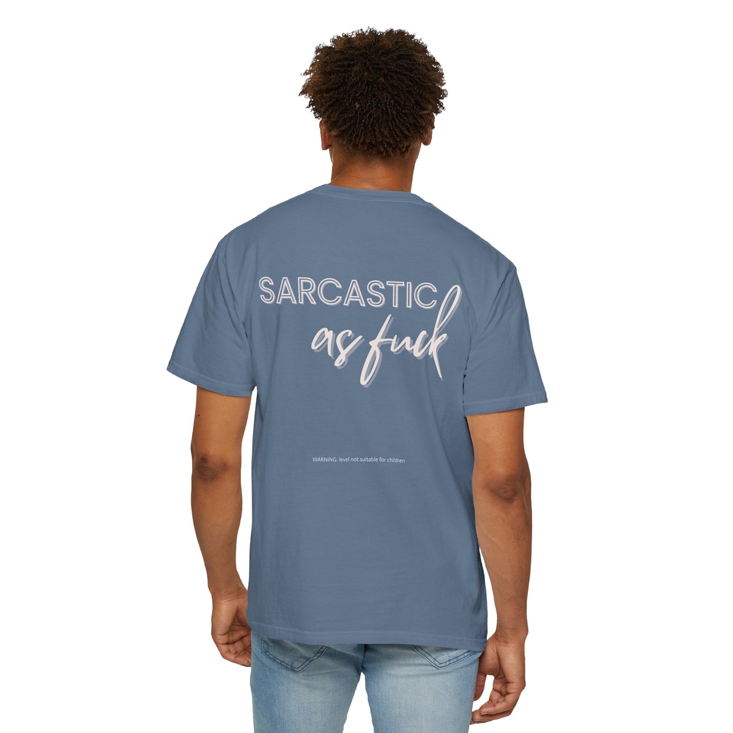 Sarcastic AF Unisex Garment-Dyed T-shirt Dark Colors