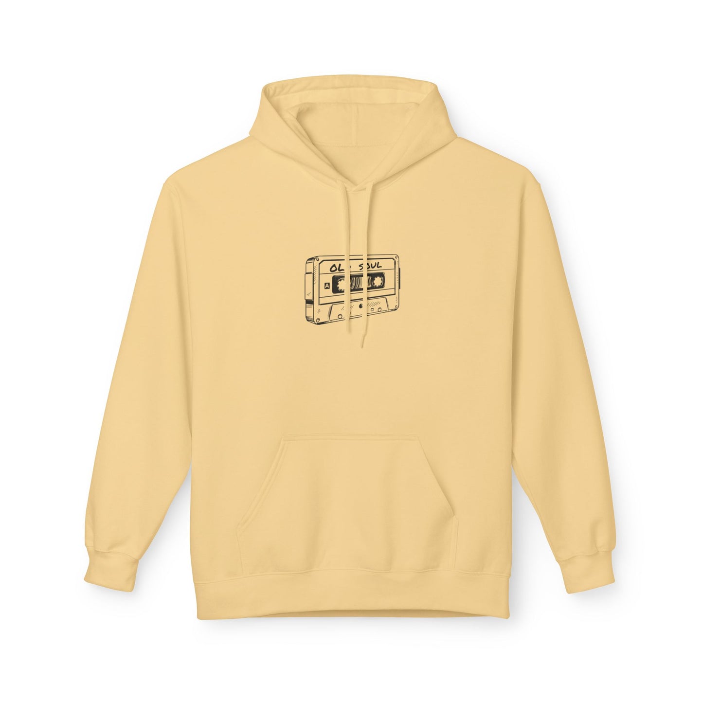 Cassette Tape Unisex Hoodie 'Old Soul' Gift for Her/Him
